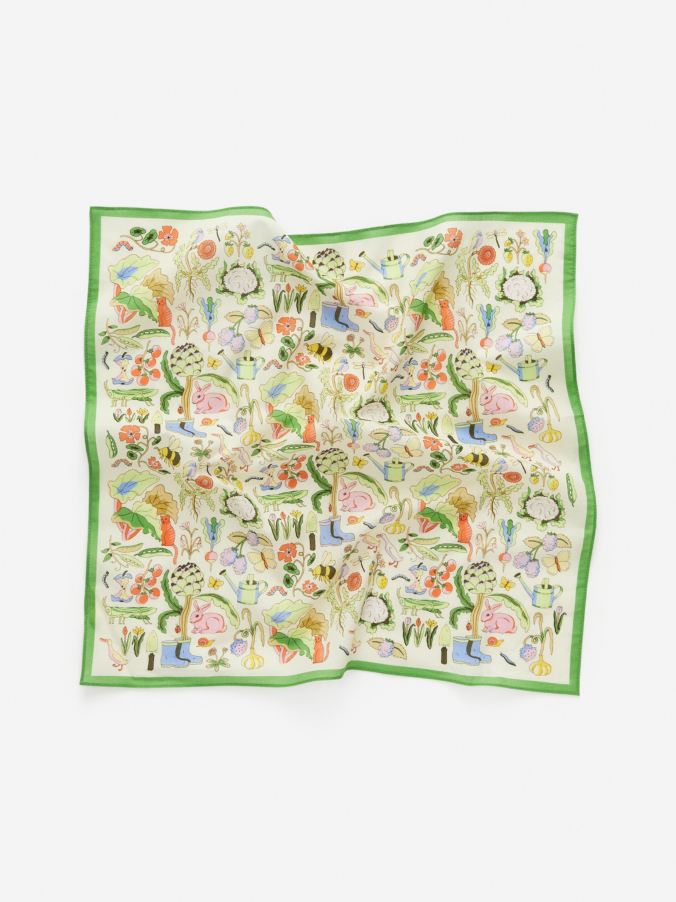 Bandana aus Baumwolle - Cremeweiß/Garten-Print - Kinder - StillMedia/DescriptiveStillLife - 2