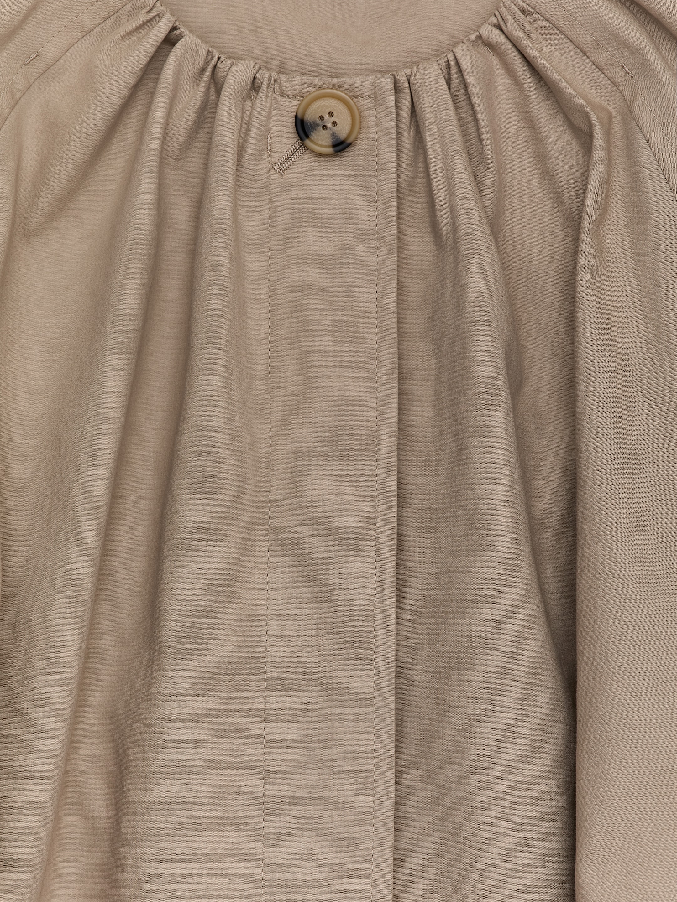 Cotton Coat - Beige - Oversized - Women - StillMedia/DescriptiveStillLife - 2