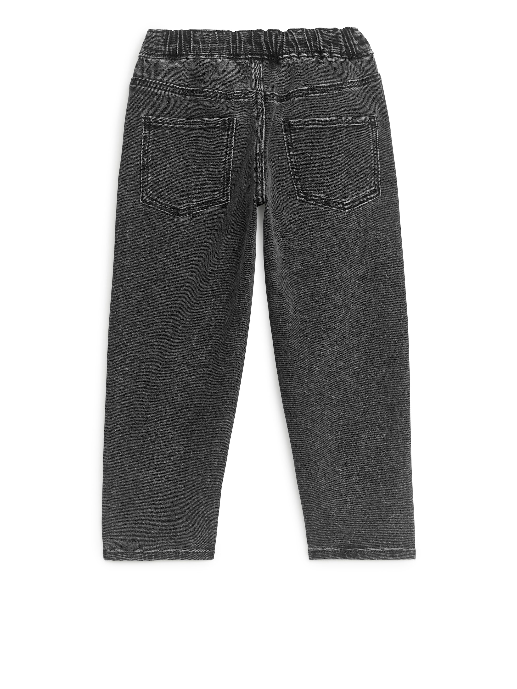 View larger image: Pull-On Denim Trousers - Washed Black - Kids | H&M GB 2