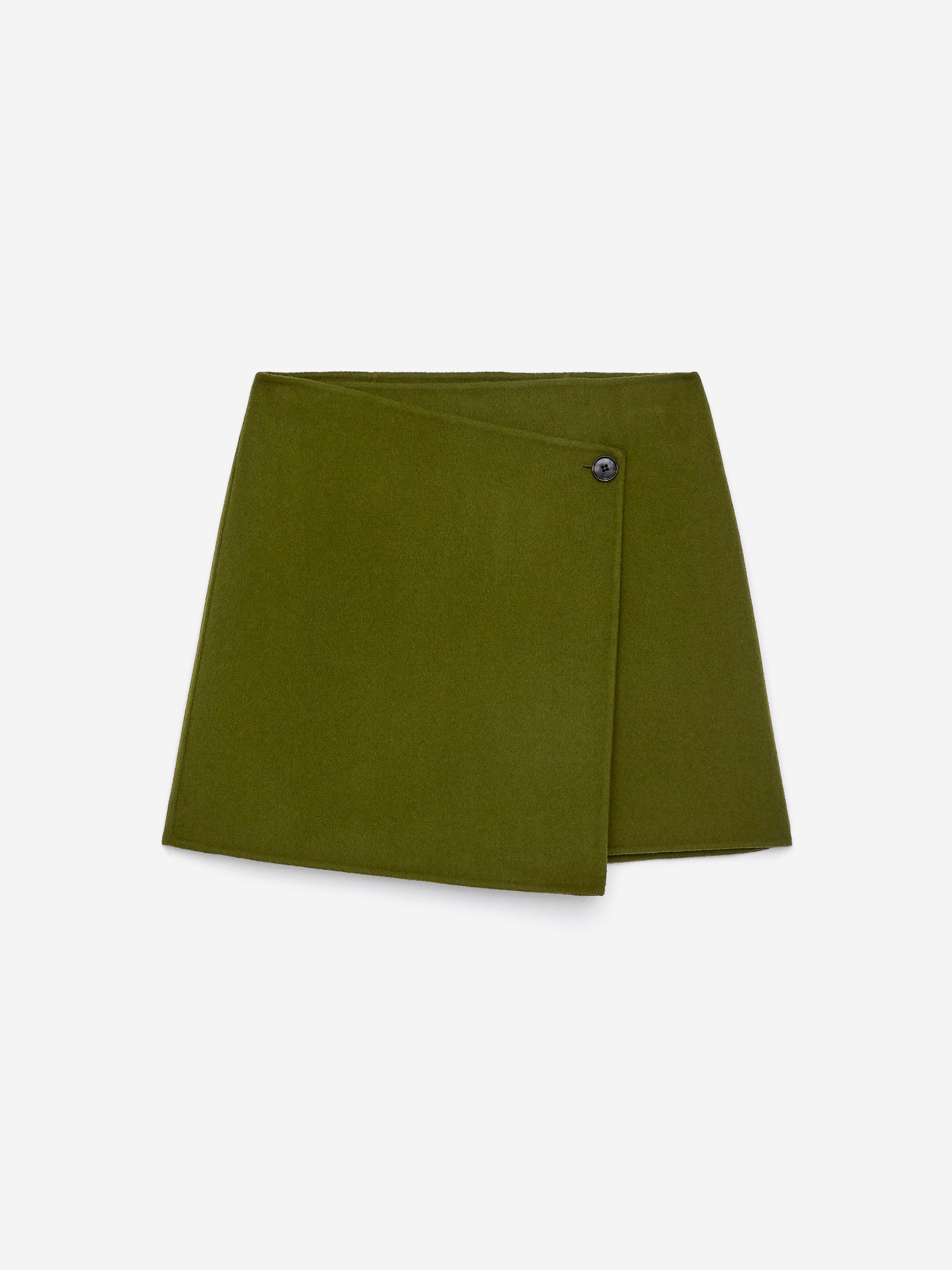 Doublé Wool-Blend Skirt - Green - Regular fit - Women - StillMedia/DescriptiveStillLife - 2