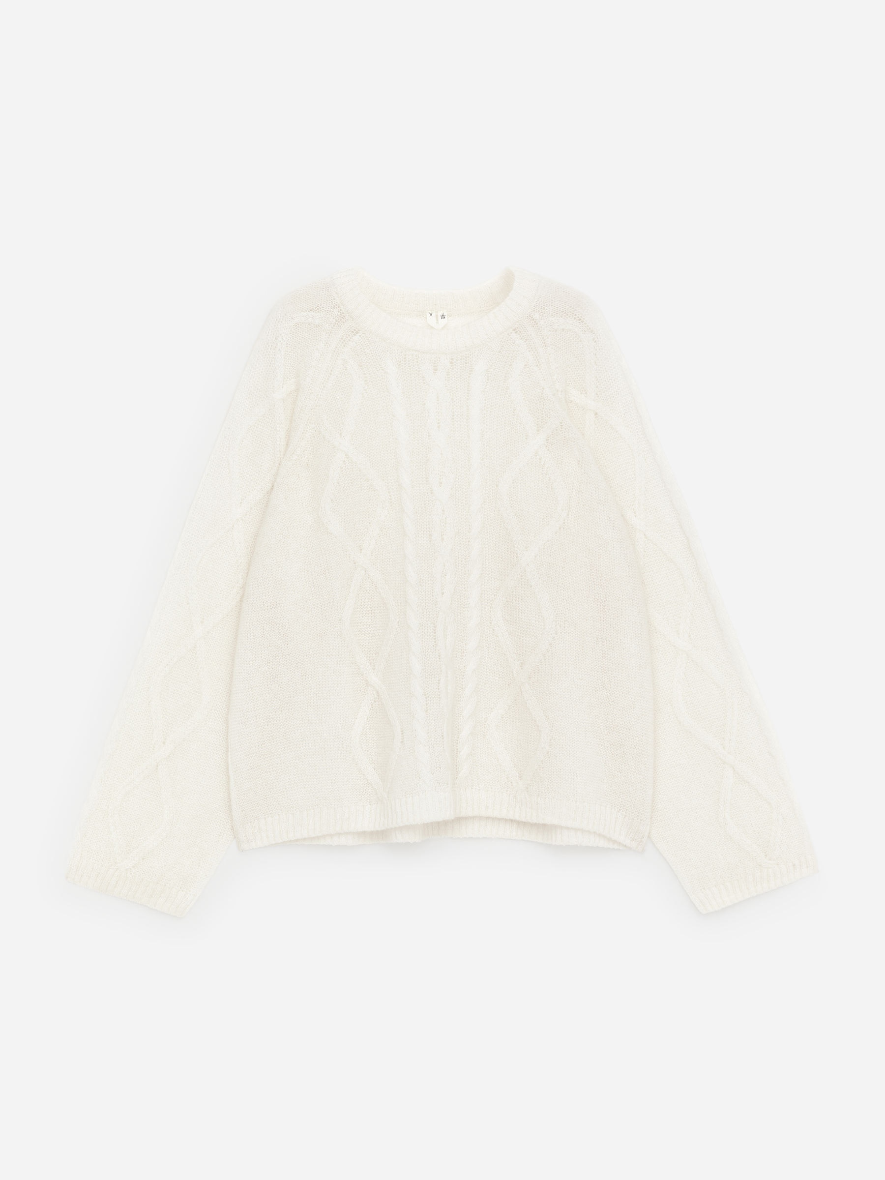 Tröja i ull och mohair-#F2E8D6-18254