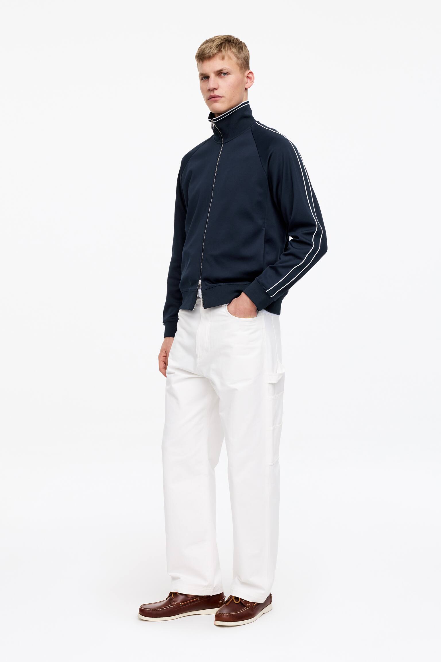 Casaco de fato de treino WCT - Azul escuro/Vermelho - 5