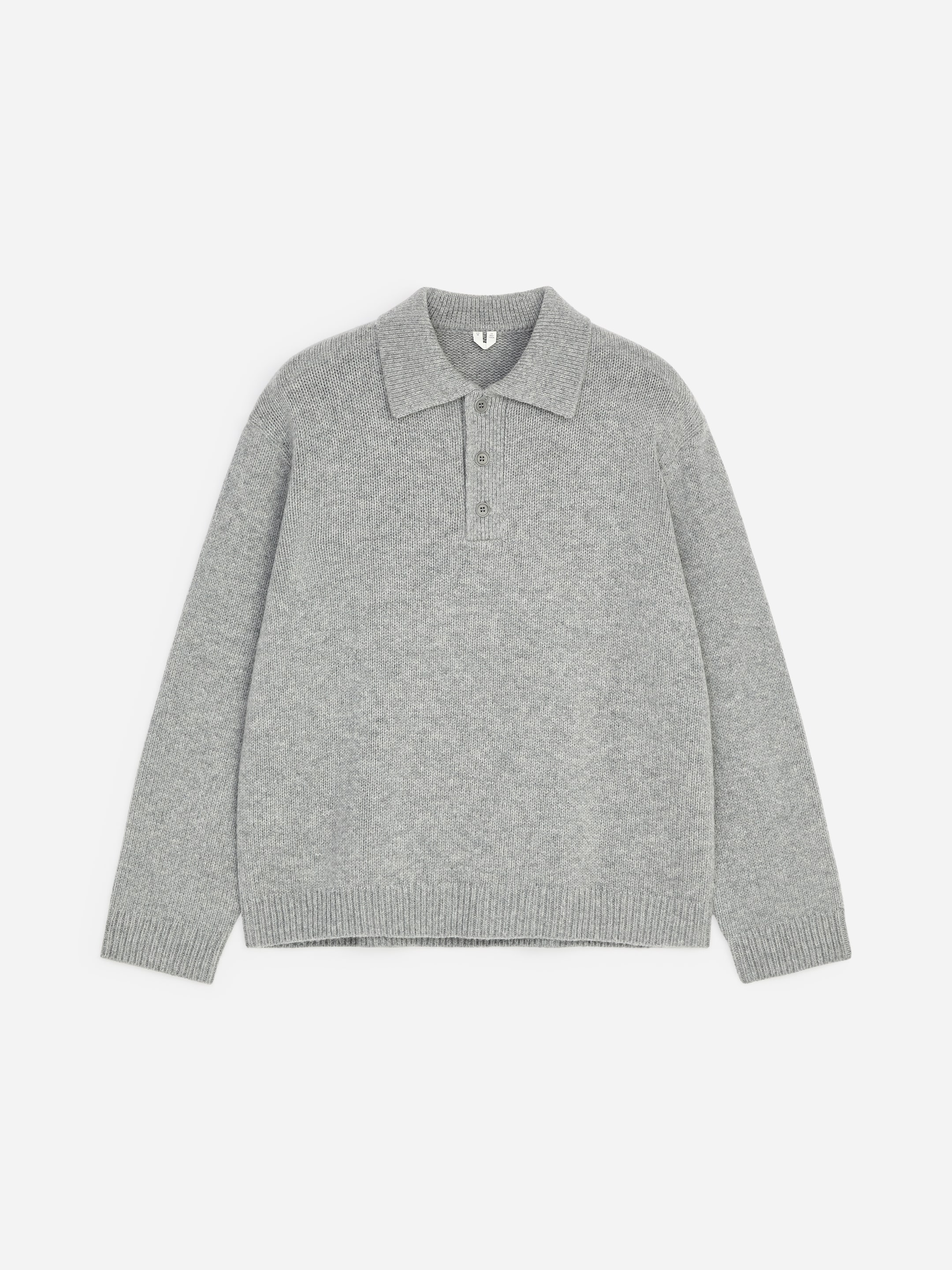 Polopullover aus Wolle - Graumeliert - Relaxed Fit - men - StillMedia/DescriptiveStillLife - 1