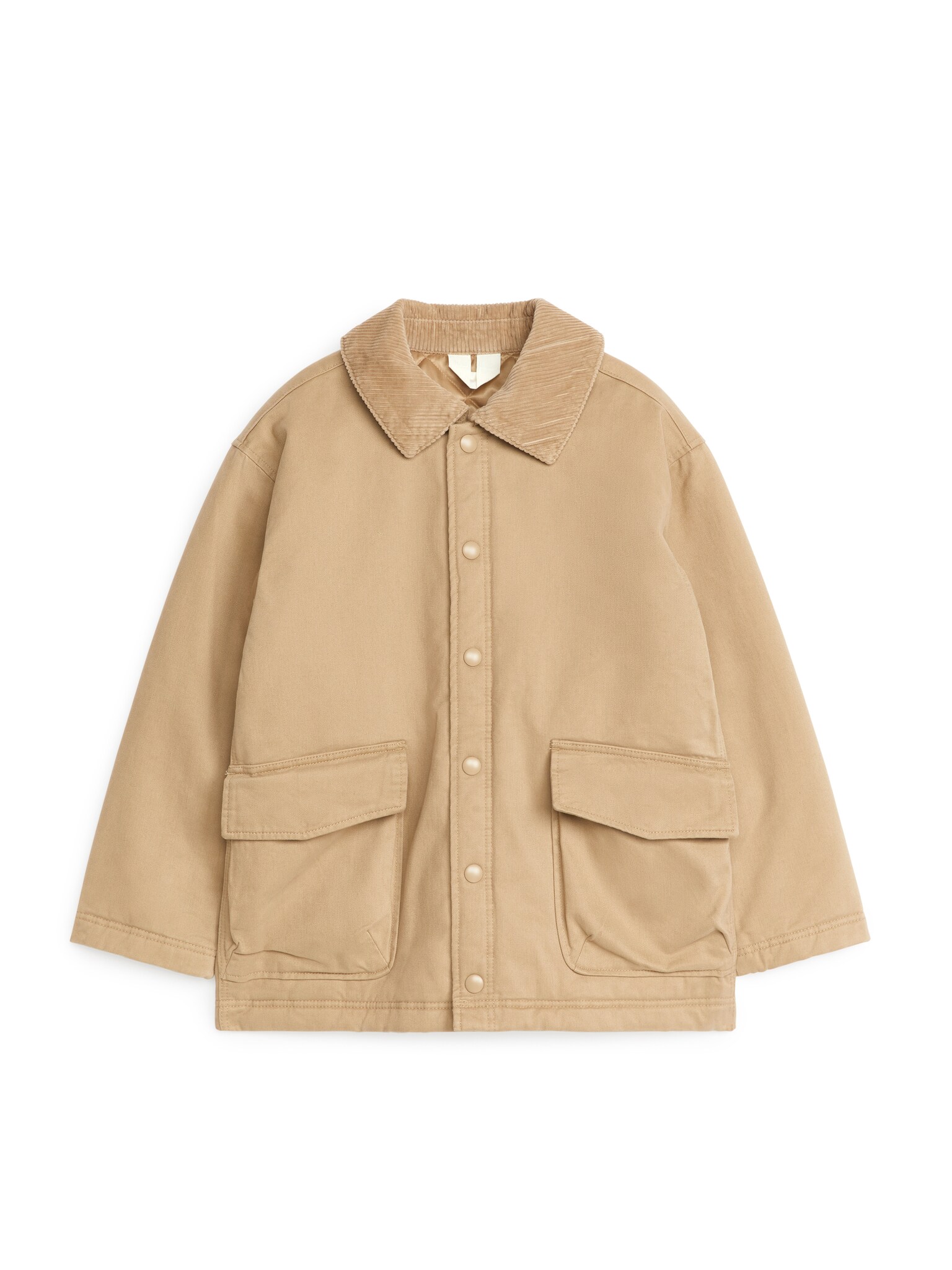 Corduroy Collar Jacket - Beige