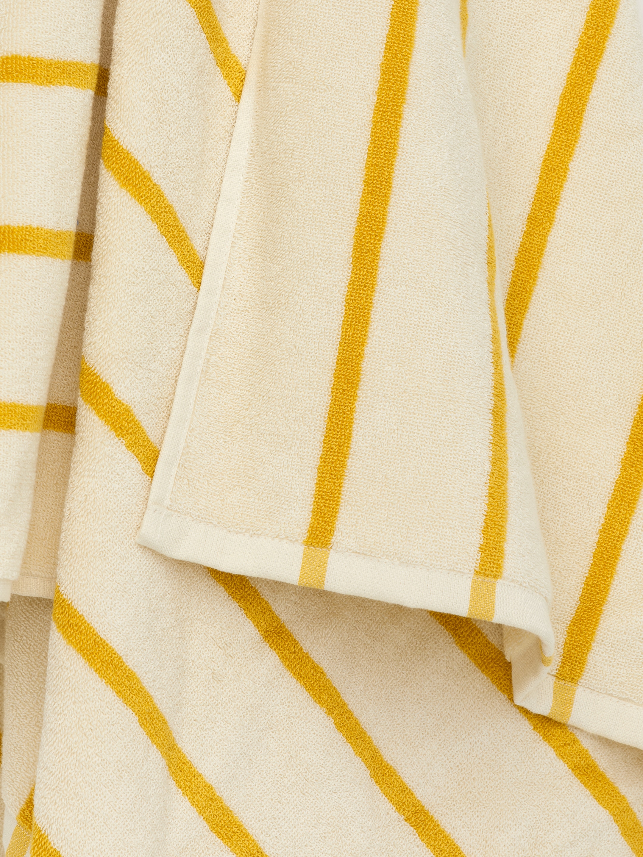 Zobacz większy obraz: Bath Towel 80 x 165 cm - Złamana biel / żółty - HOME | H&M PL 2