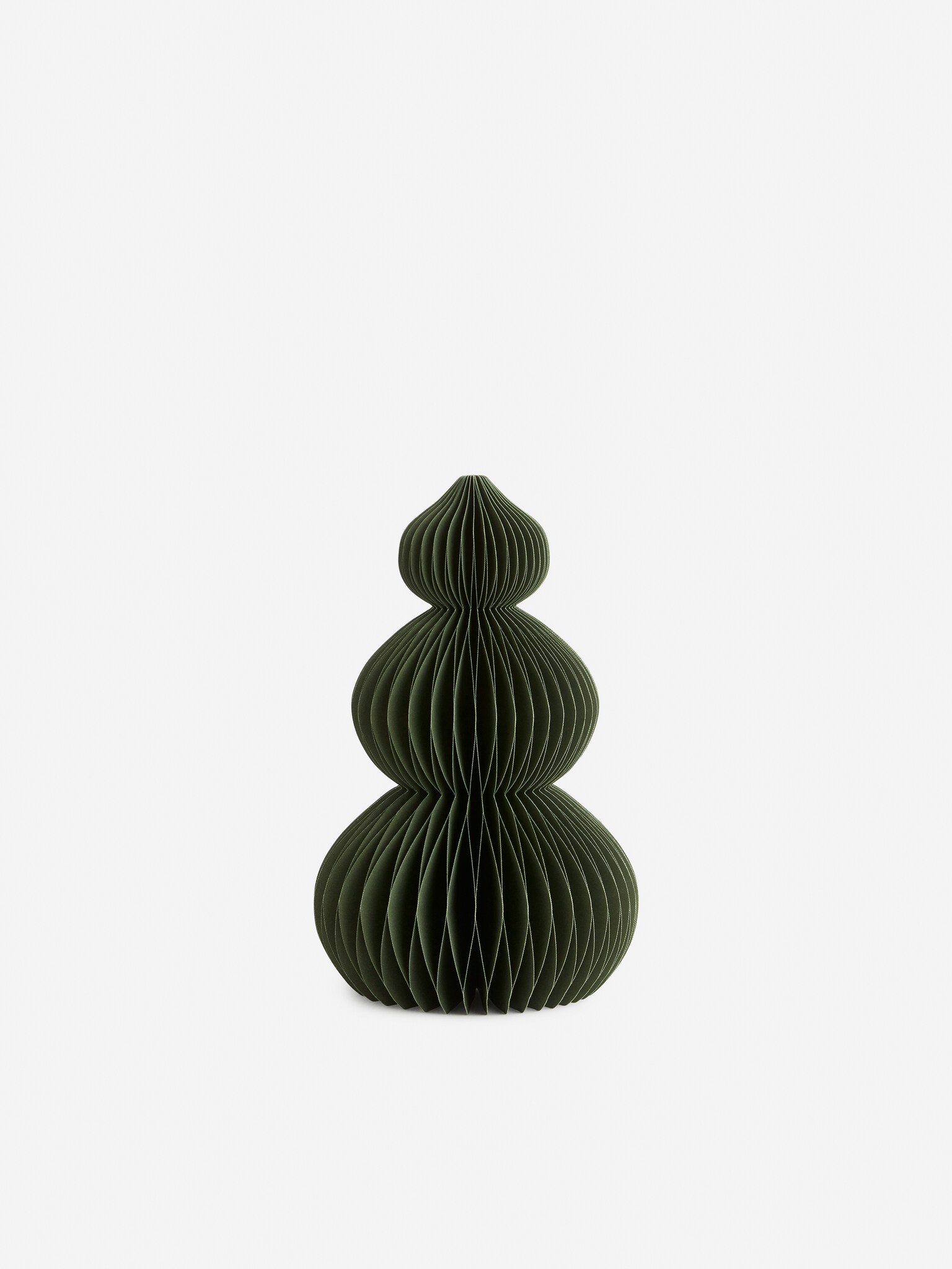 Papierdeko, 30 cm - Blassgrün