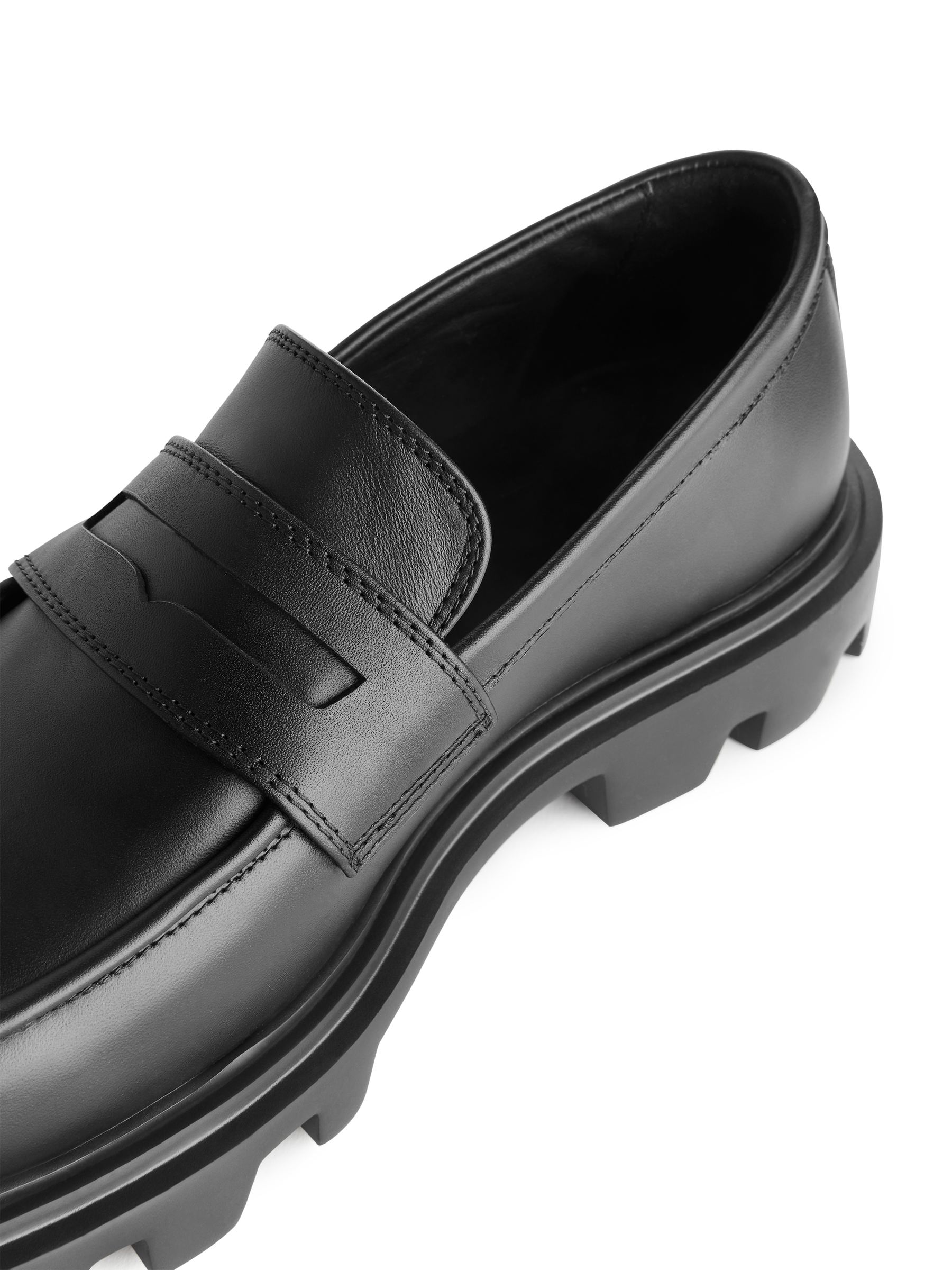 Mocassini chunky in pelle - Nero - Men - StillMedia/DescriptiveDetail - 4