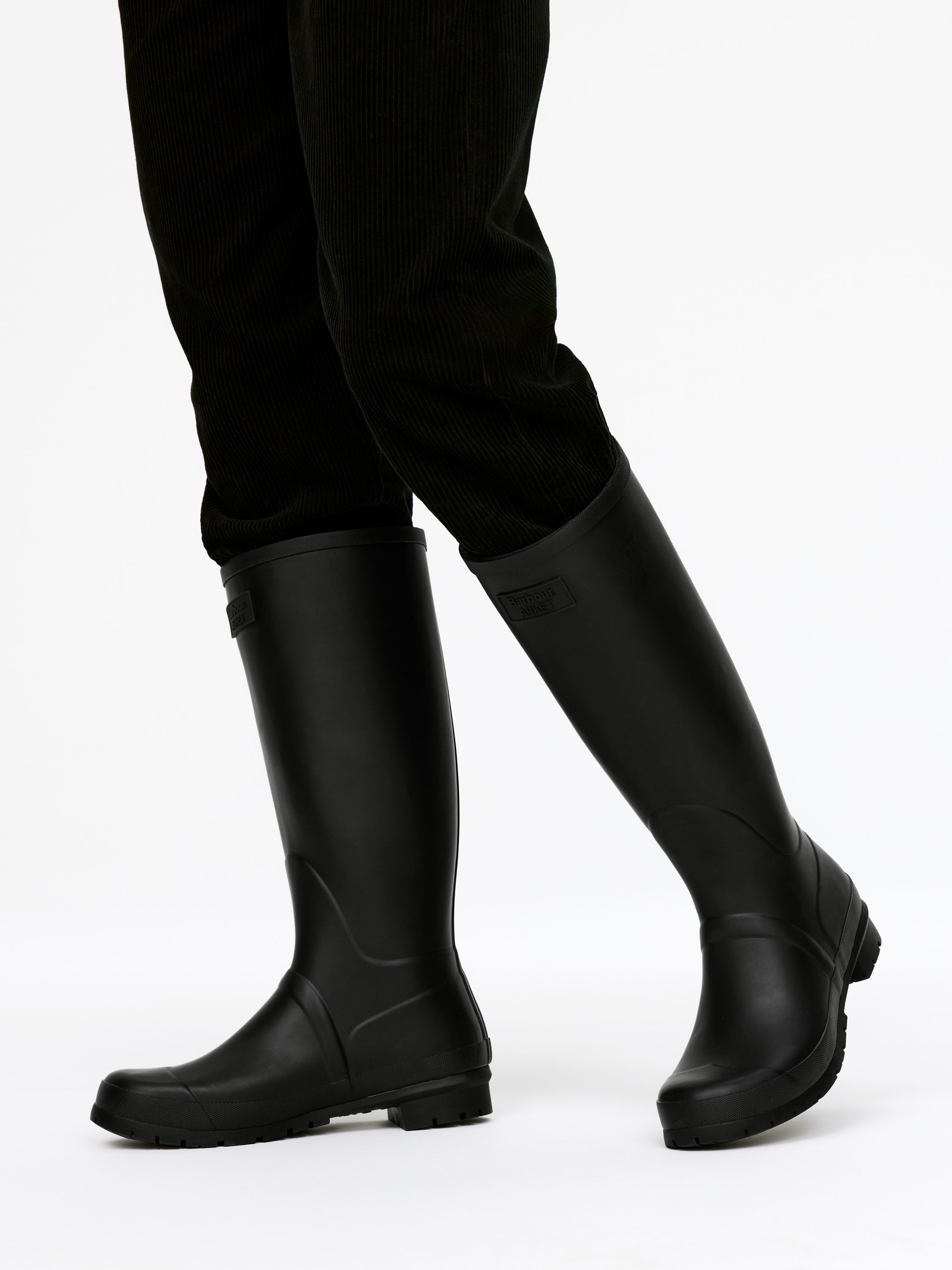 ARKET and Barbour Rubber Boots - Black - Women - StillMedia/Lookbook - 8