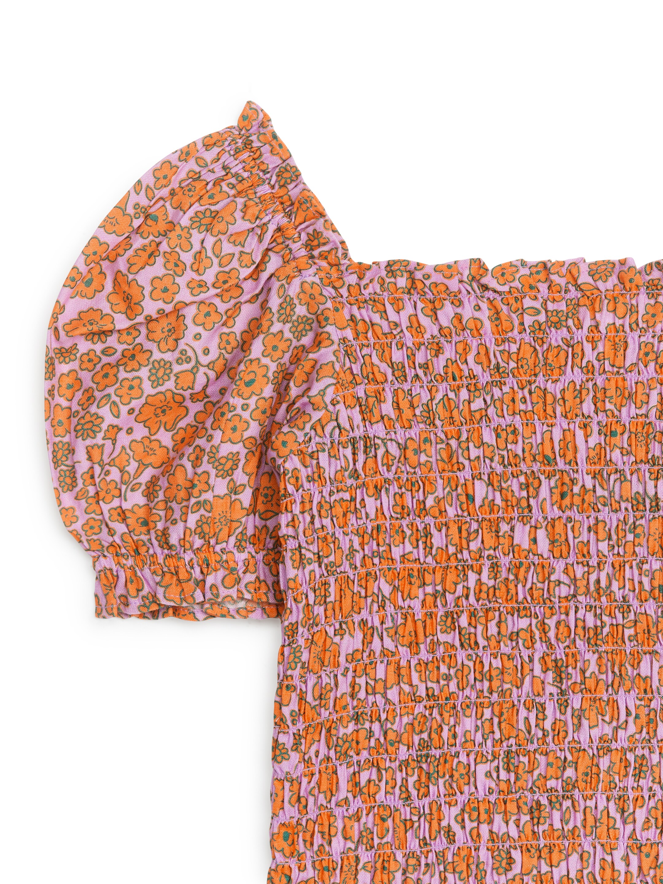 Ingrandisci l'immagine: Smock Top - Orange/Lilac - BAMBINO | H&M CH 3