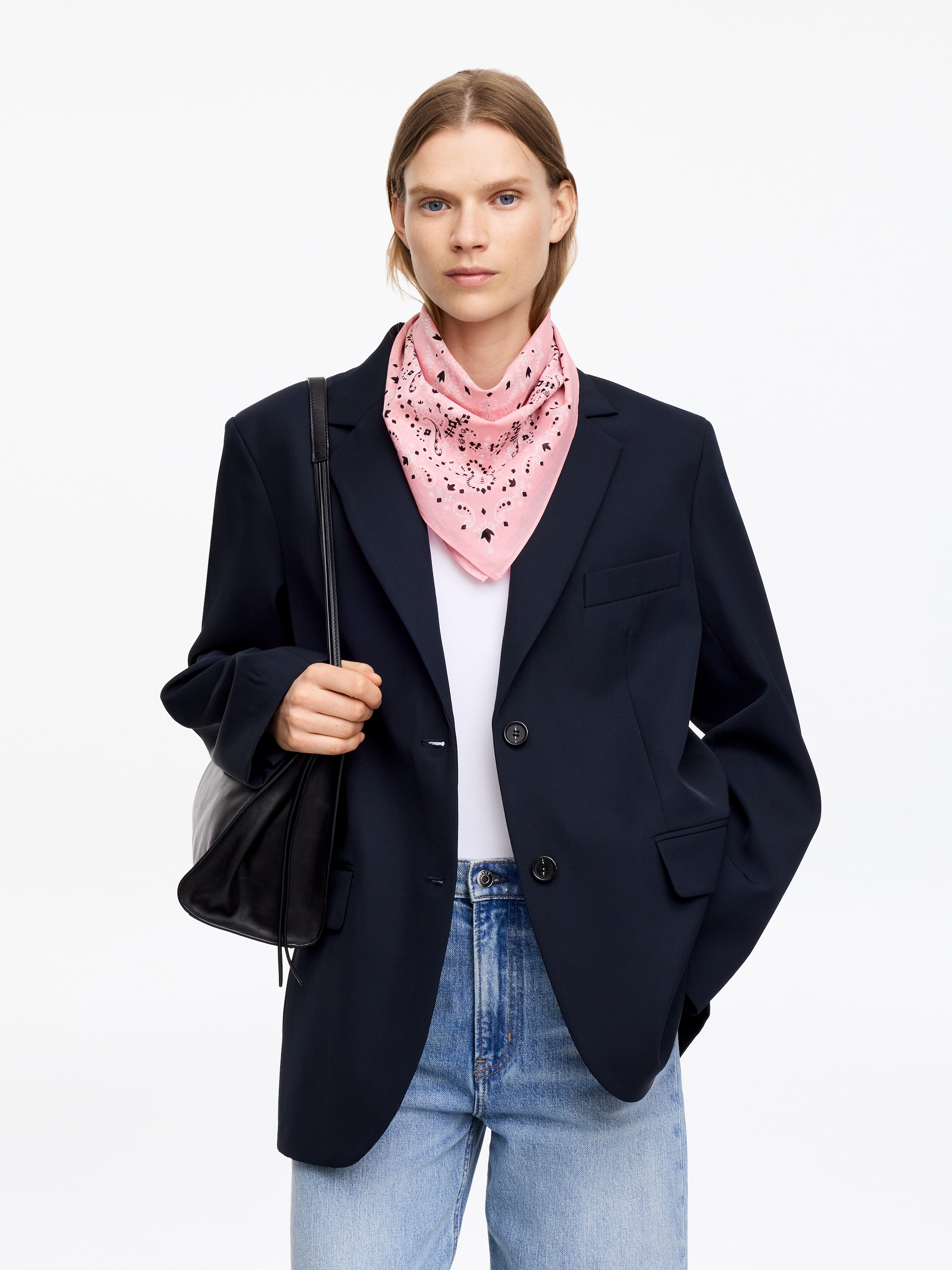 Foulard en coton - Rose - Femme - StillMedia/Lookbook - 4