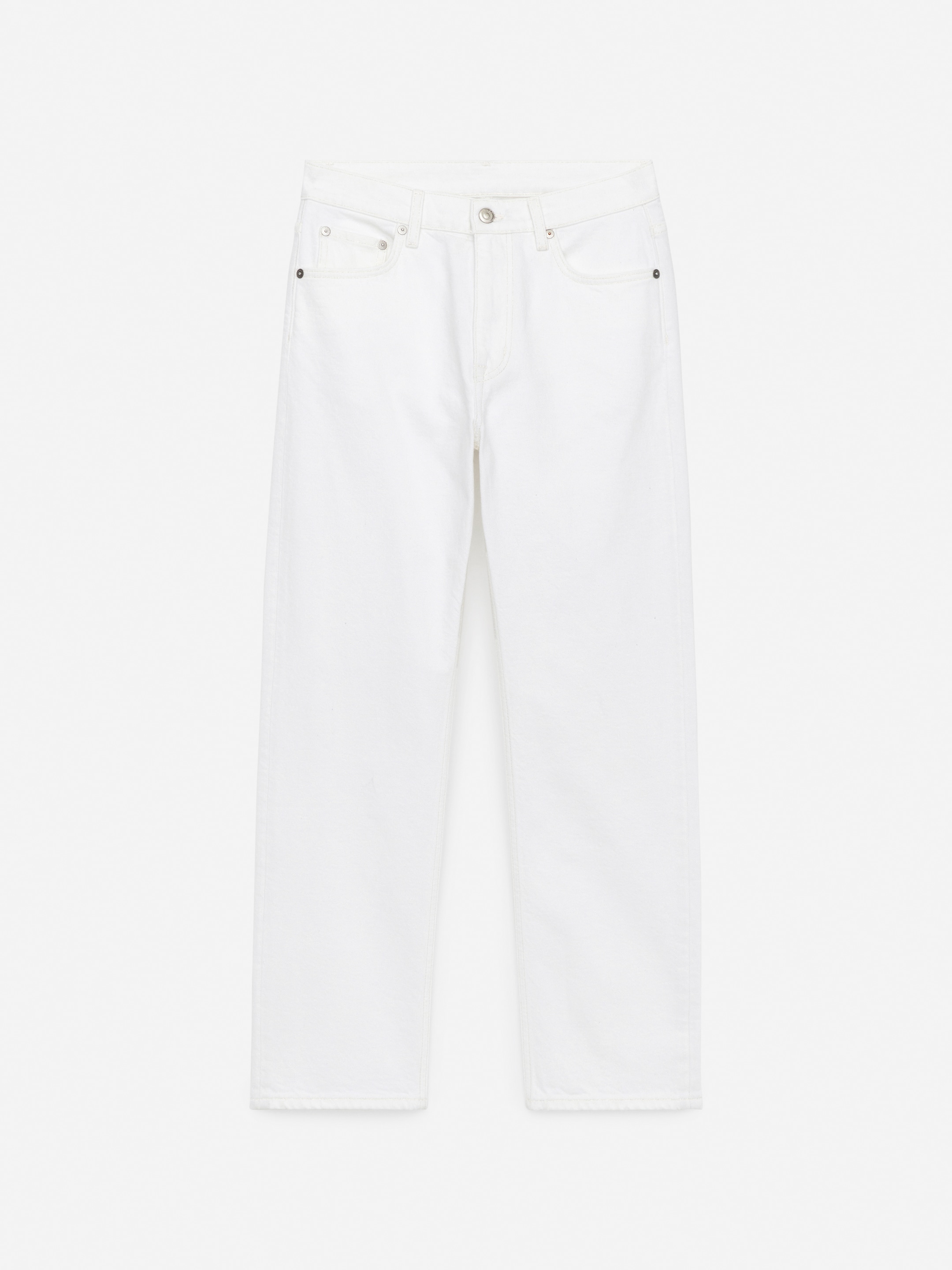 JADE Cropped Slim Jeans-#F4F3E9-14400