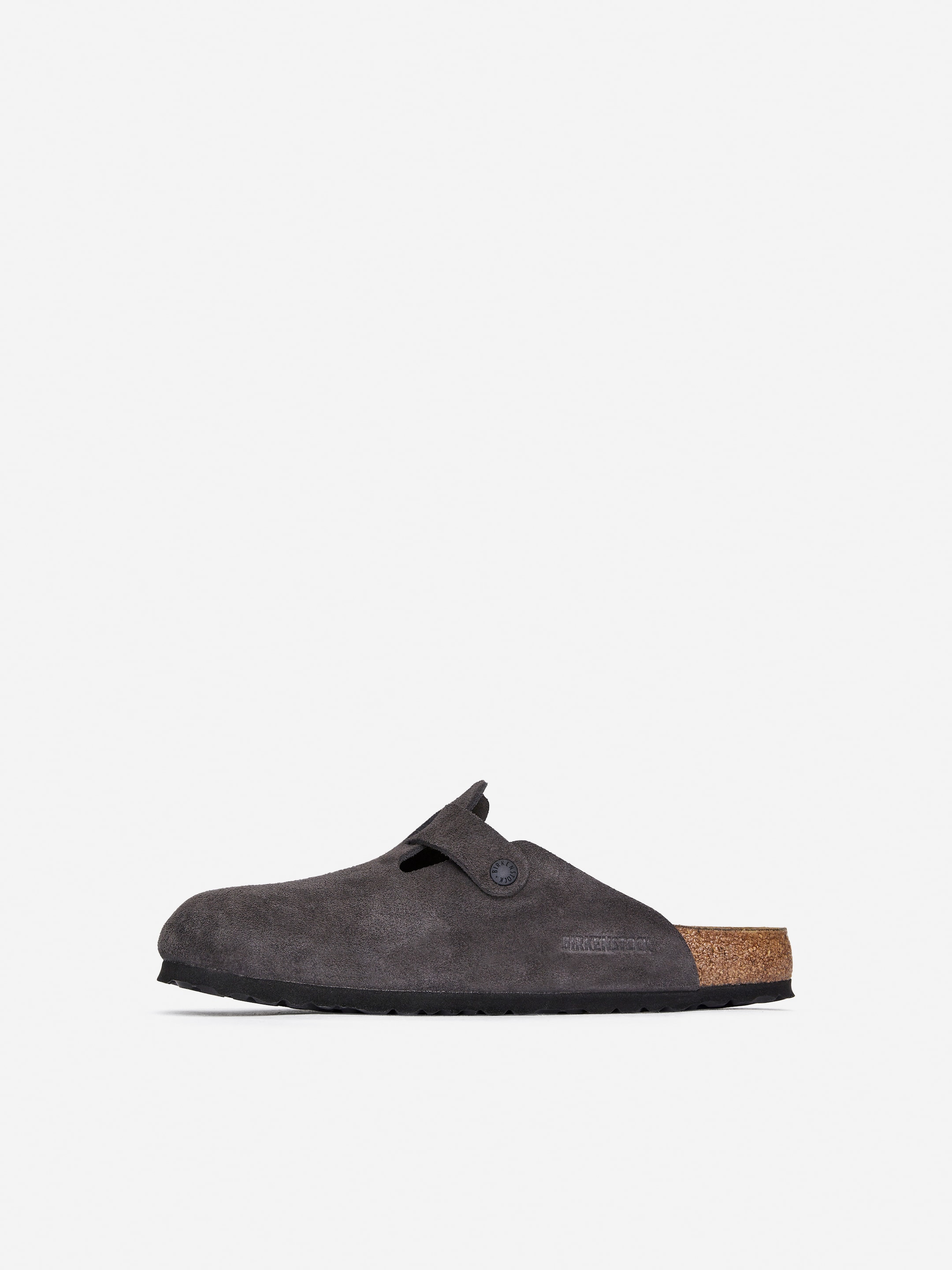 Birkenstock Boston sandaler i mocka - Grå - Men - StillMedia/DescriptiveStillLife - 2