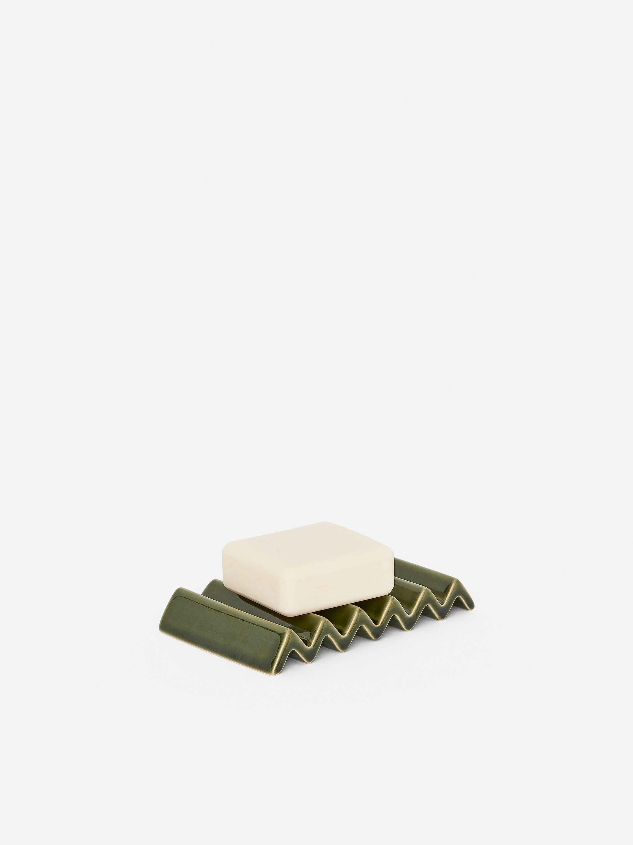 Ver imagen más grande: Jabonera de gres - Verde - HOME | H&M ES 2