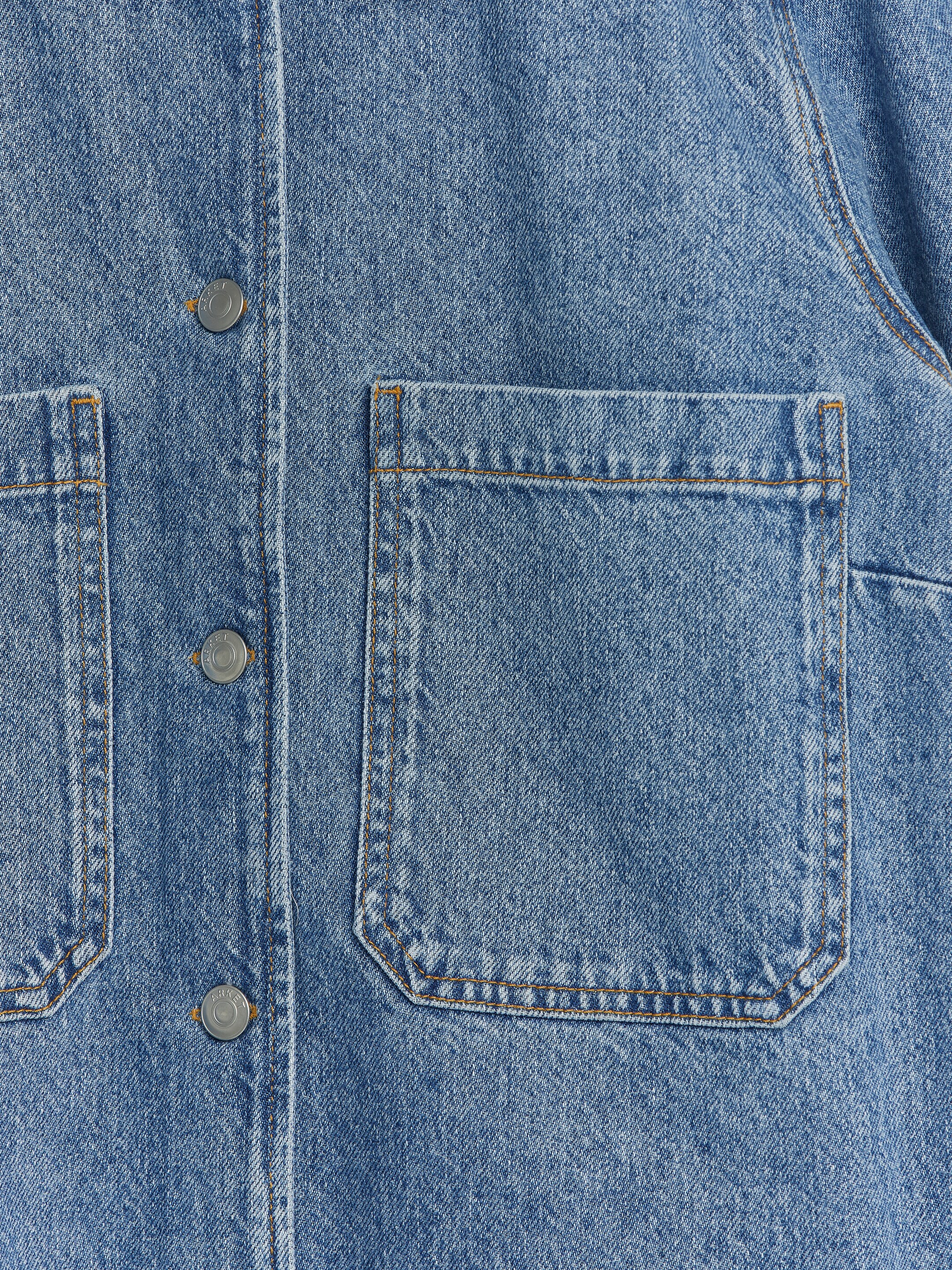 Zobrazit větší obrázek: Džínová košile - Modrá - ŽENY | H&M CZ 3