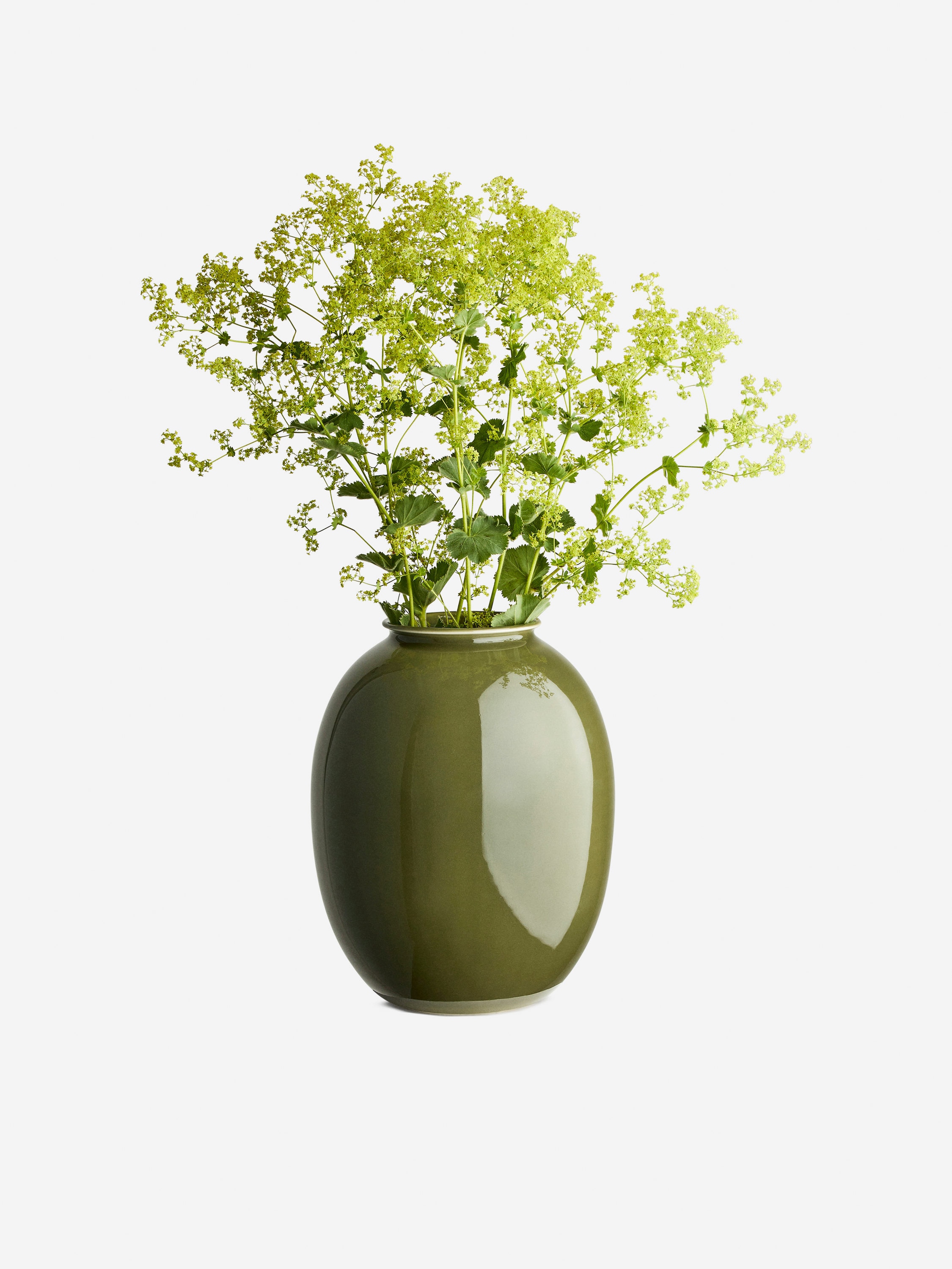 Vase 25 cm-#8E906C-16540