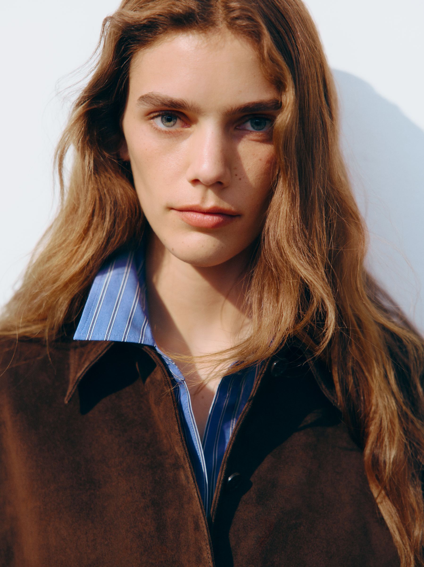 Suede Shirt-#443B33-18001