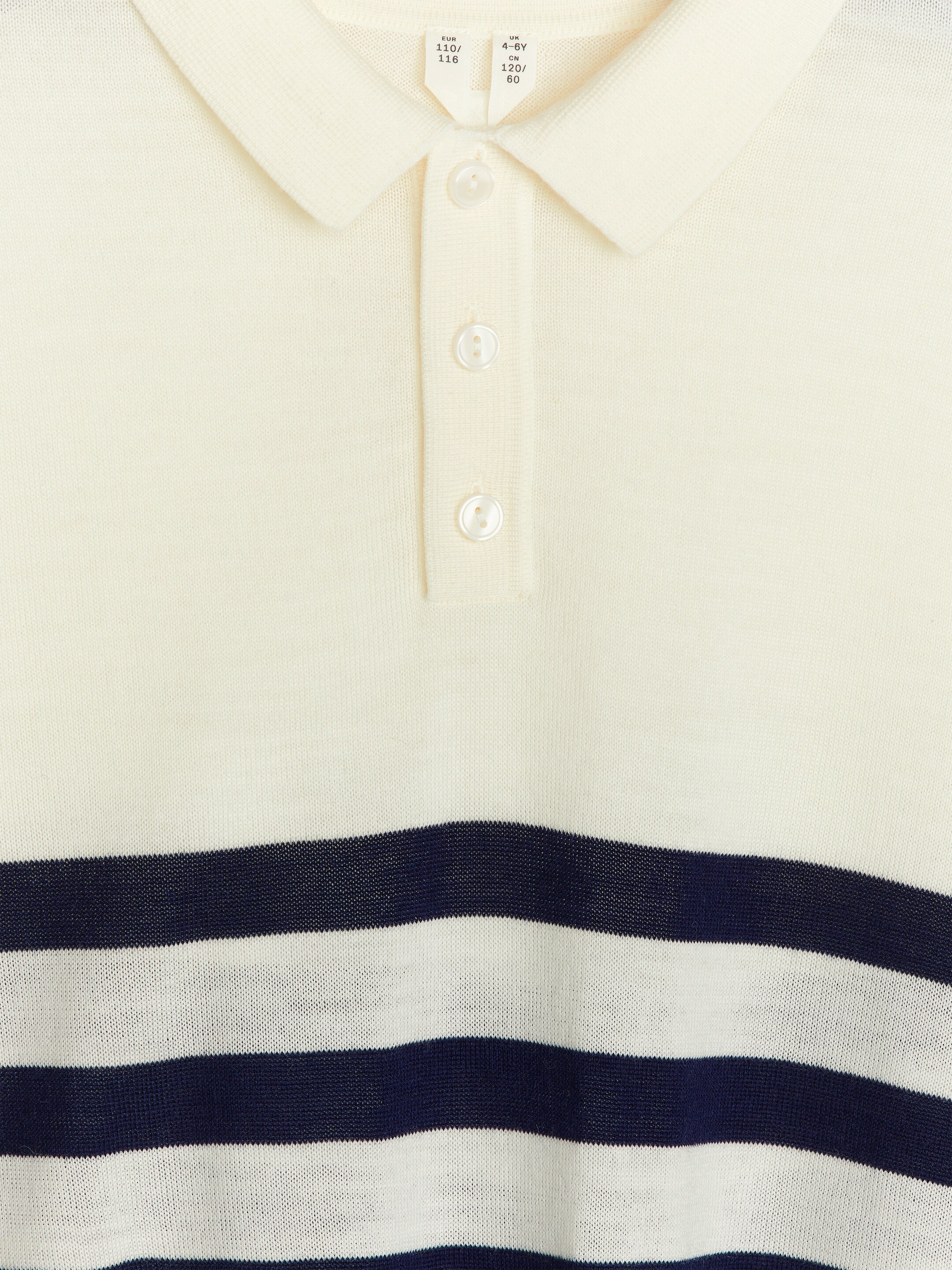 Ingrandisci l'immagine: Polo Jumper - Off White/Blue - BAMBINO | H&M CH 3