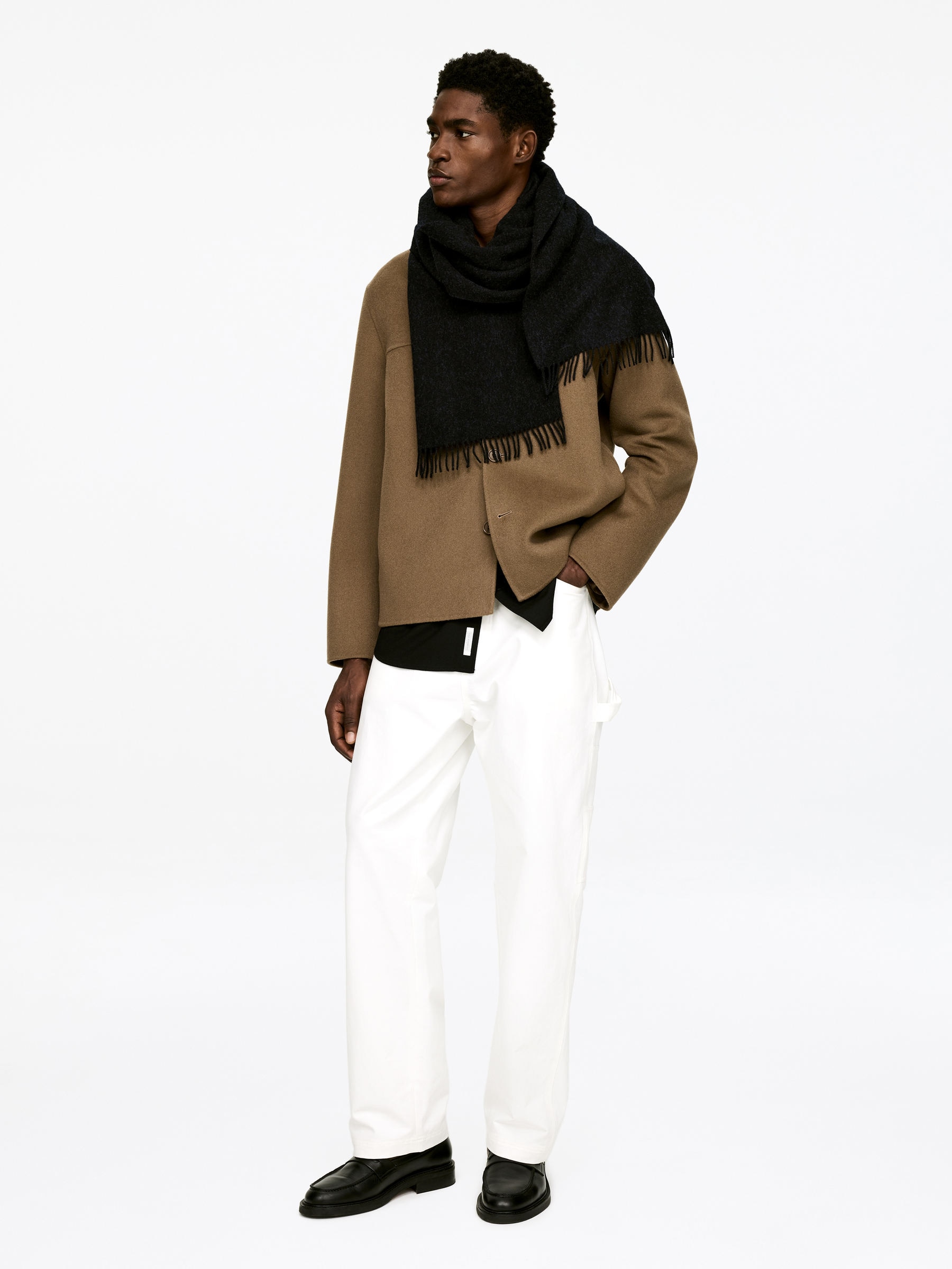 Wool Scarf - Black - Men - StillMedia/Lookbook - 8