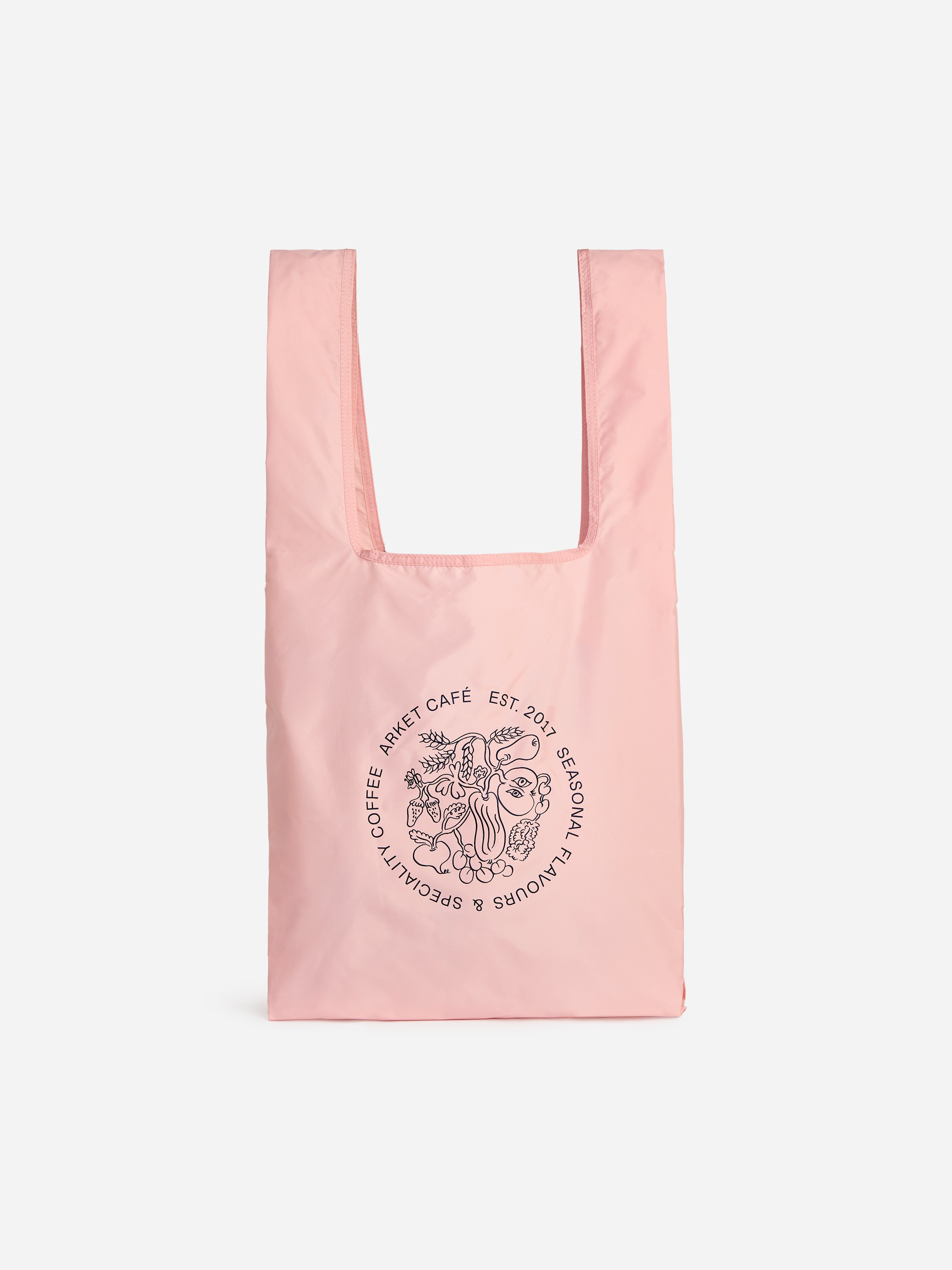 ARKET CAFÉ Packable Tote-#f1c1bf-19597