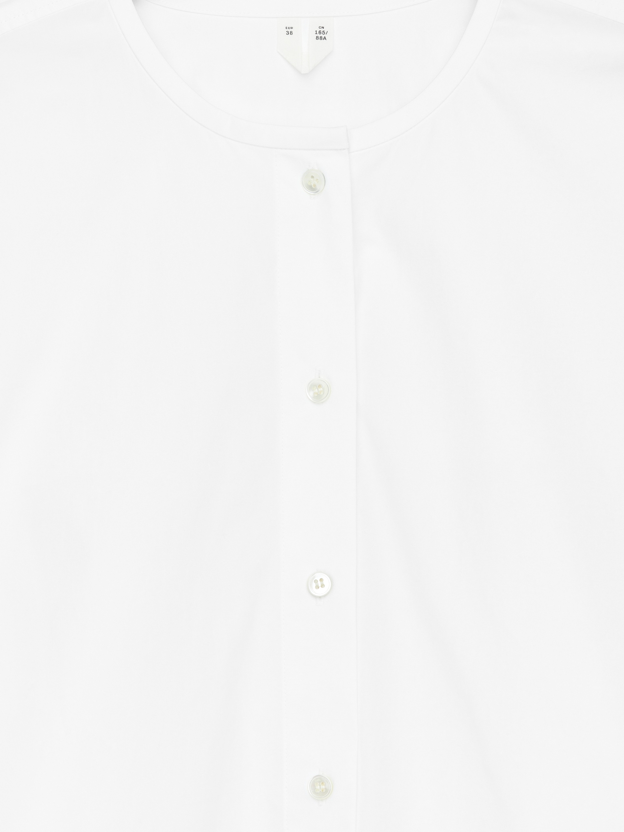 Blusa de algodón - Blanco - Corte estándar - Women - StillMedia/DescriptiveDetail - 1