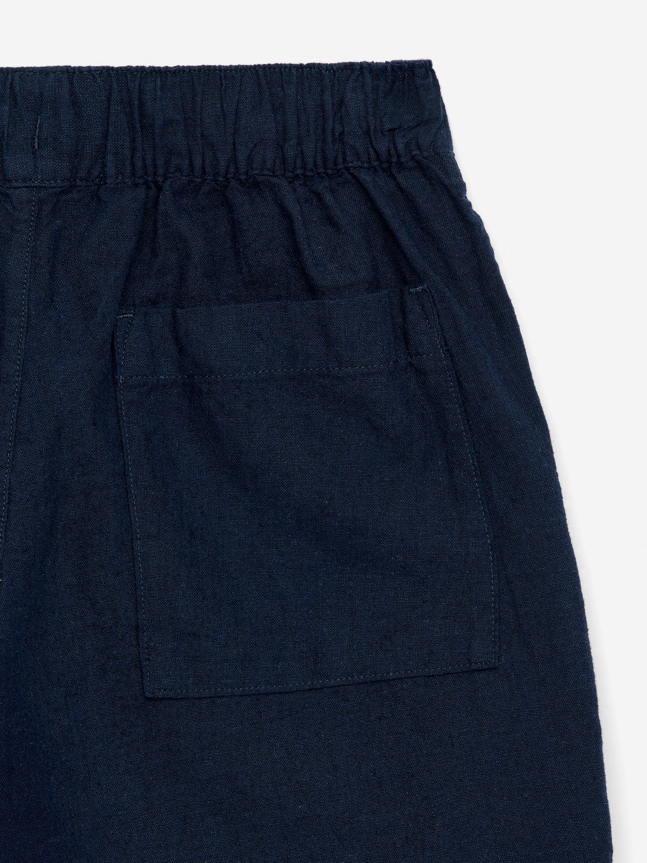 Linen Shorts - Dark Blue - Regular fit - children - StillMedia/DescriptiveDetail - 3