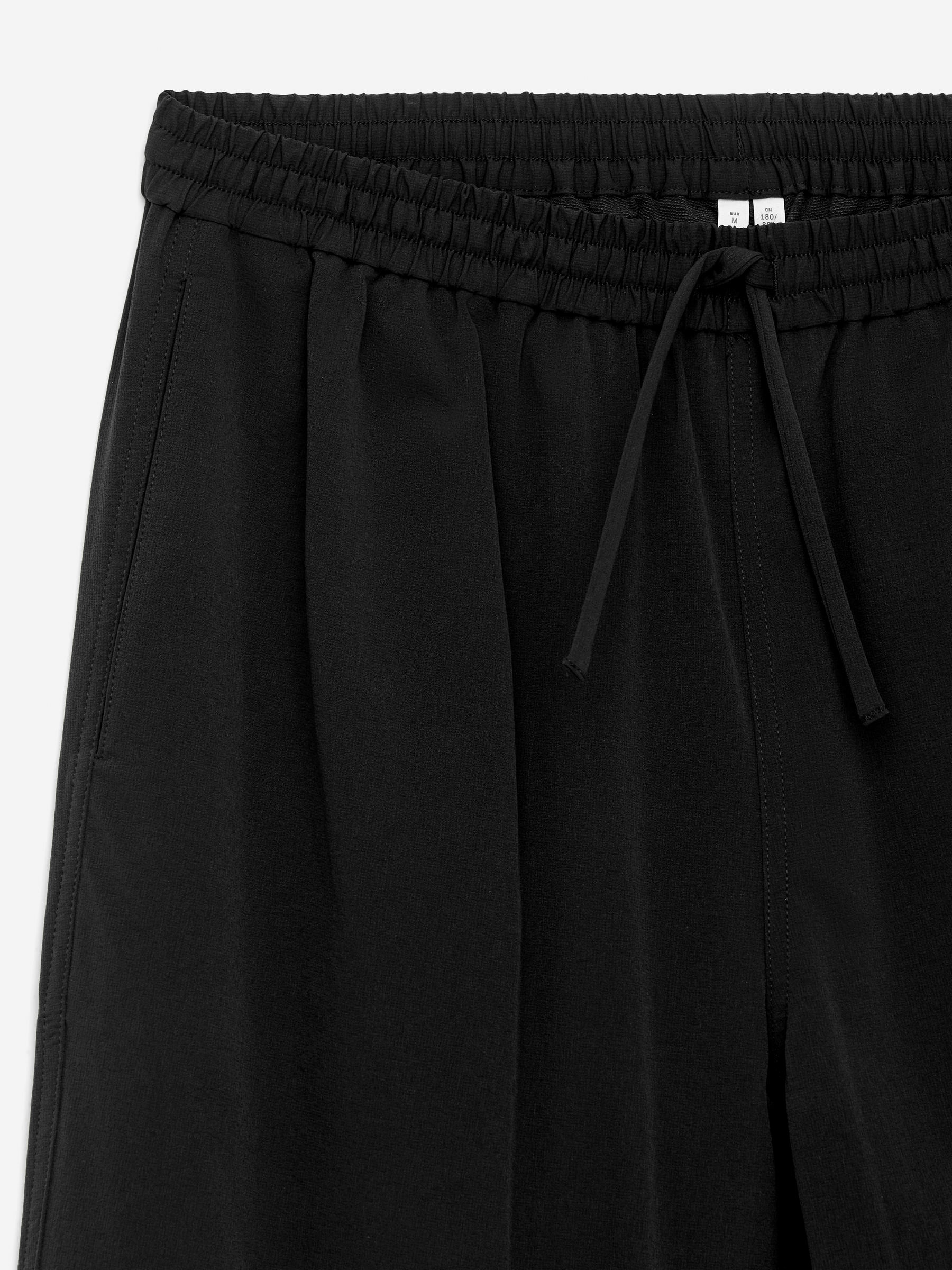 Pull-On Trousers - Black - Relaxed fit - Men - StillMedia/DescriptiveDetail - 1