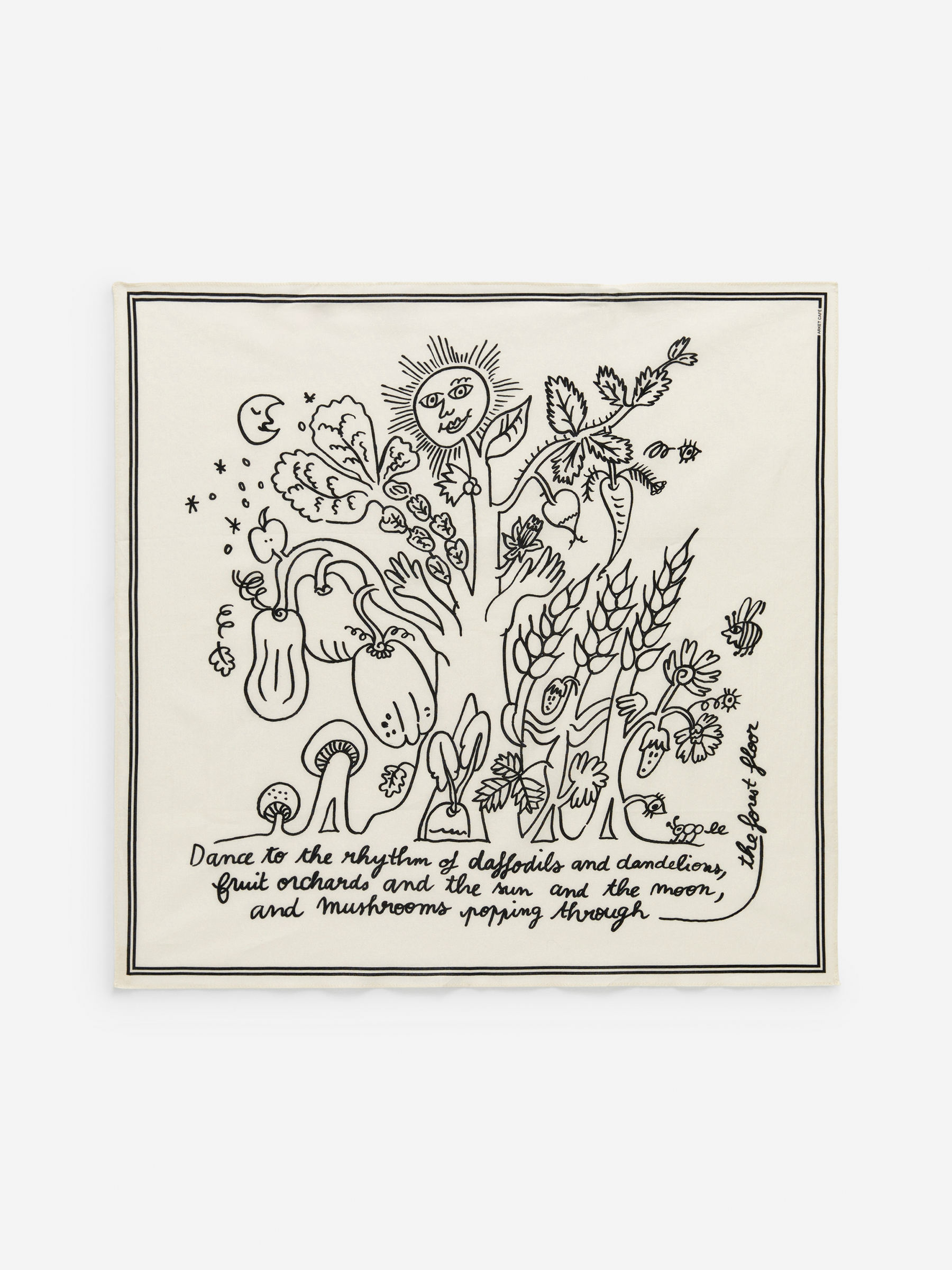 ARKET CAFÉ Bandana - Off White/Black - Café - StillMedia/DescriptiveStillLife - 2