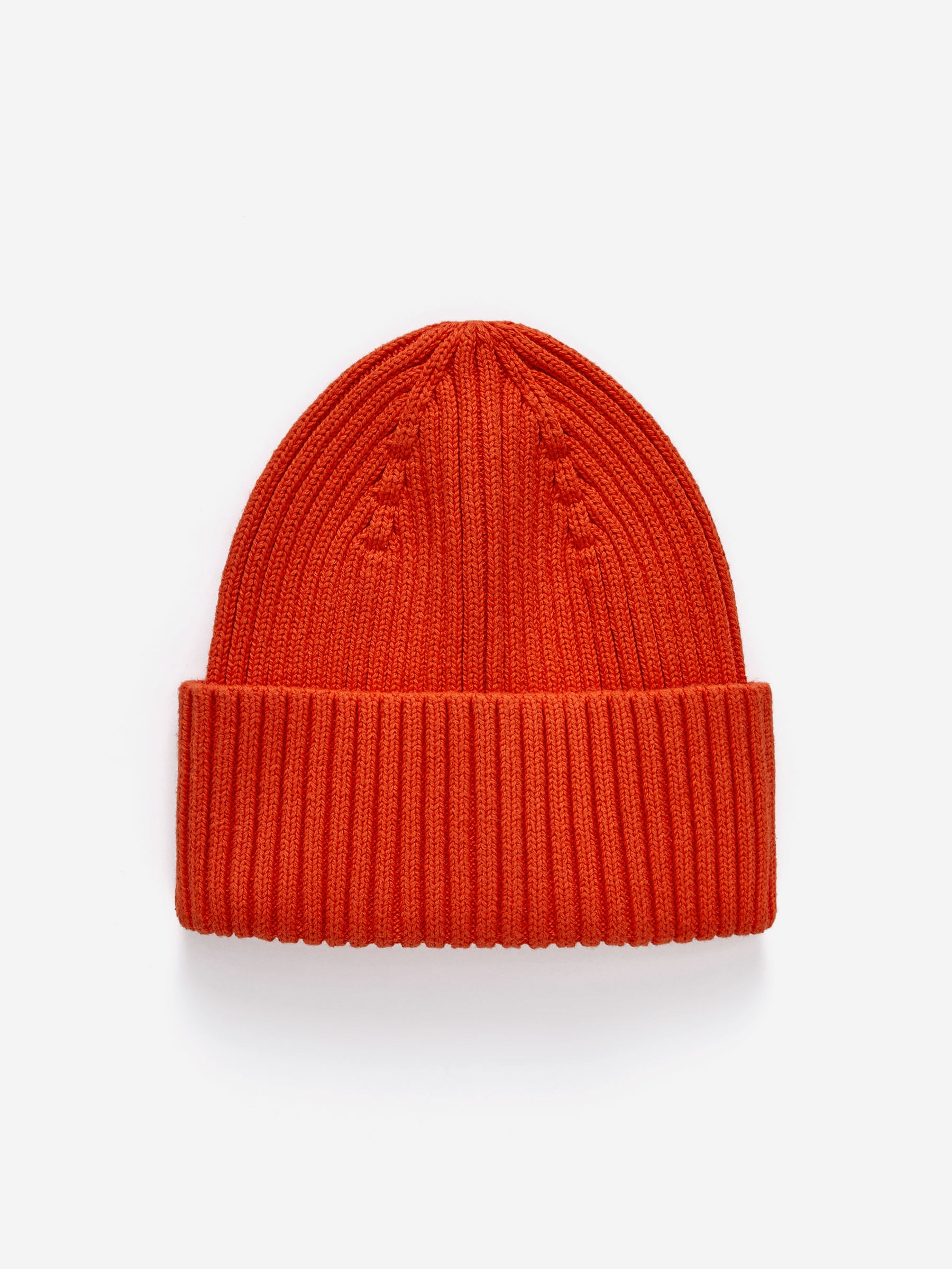 Rib-Knitted Beanie-#BD433F-11672
