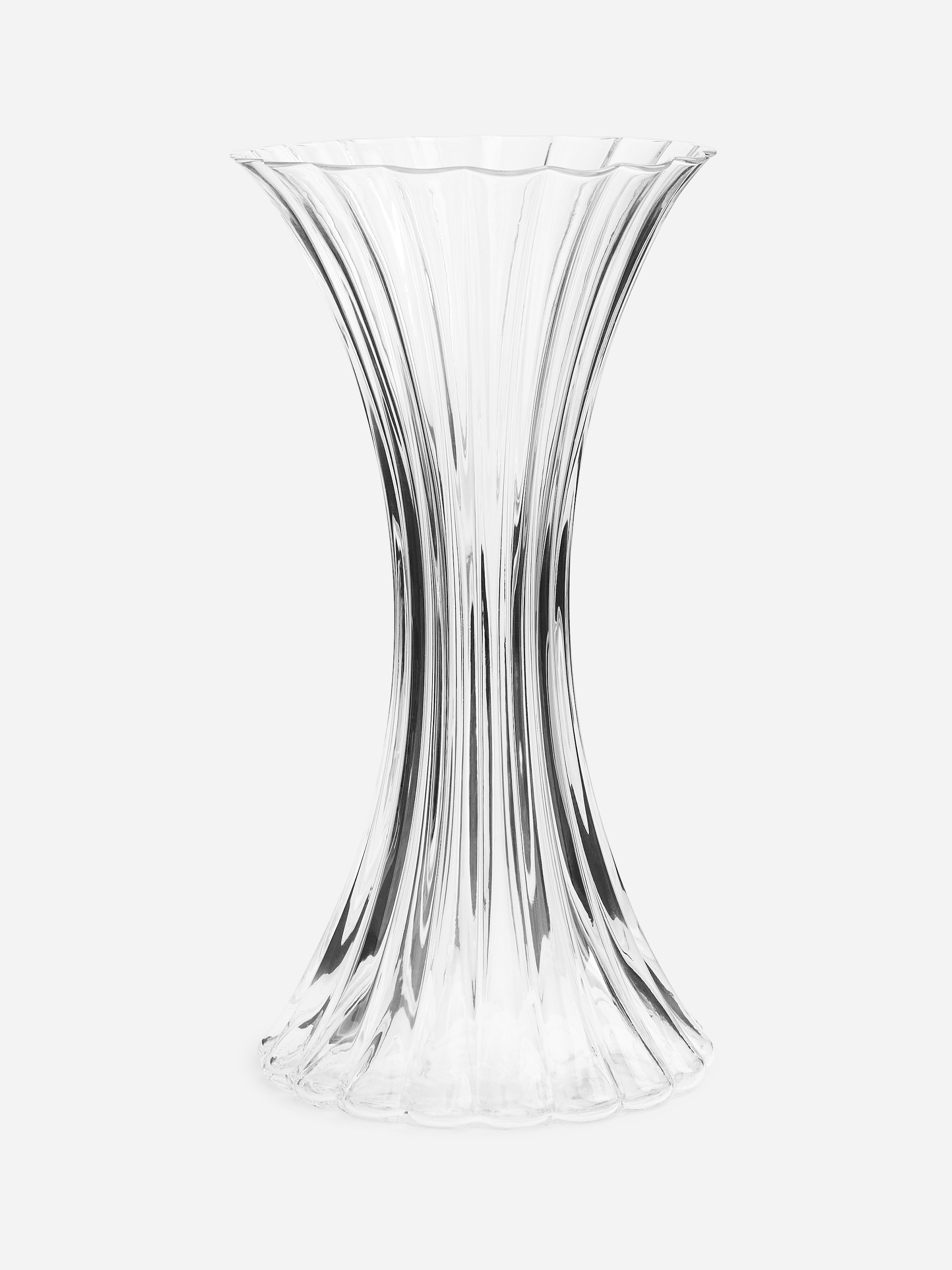 Szklany wazon 30 cm-Transparent-21337