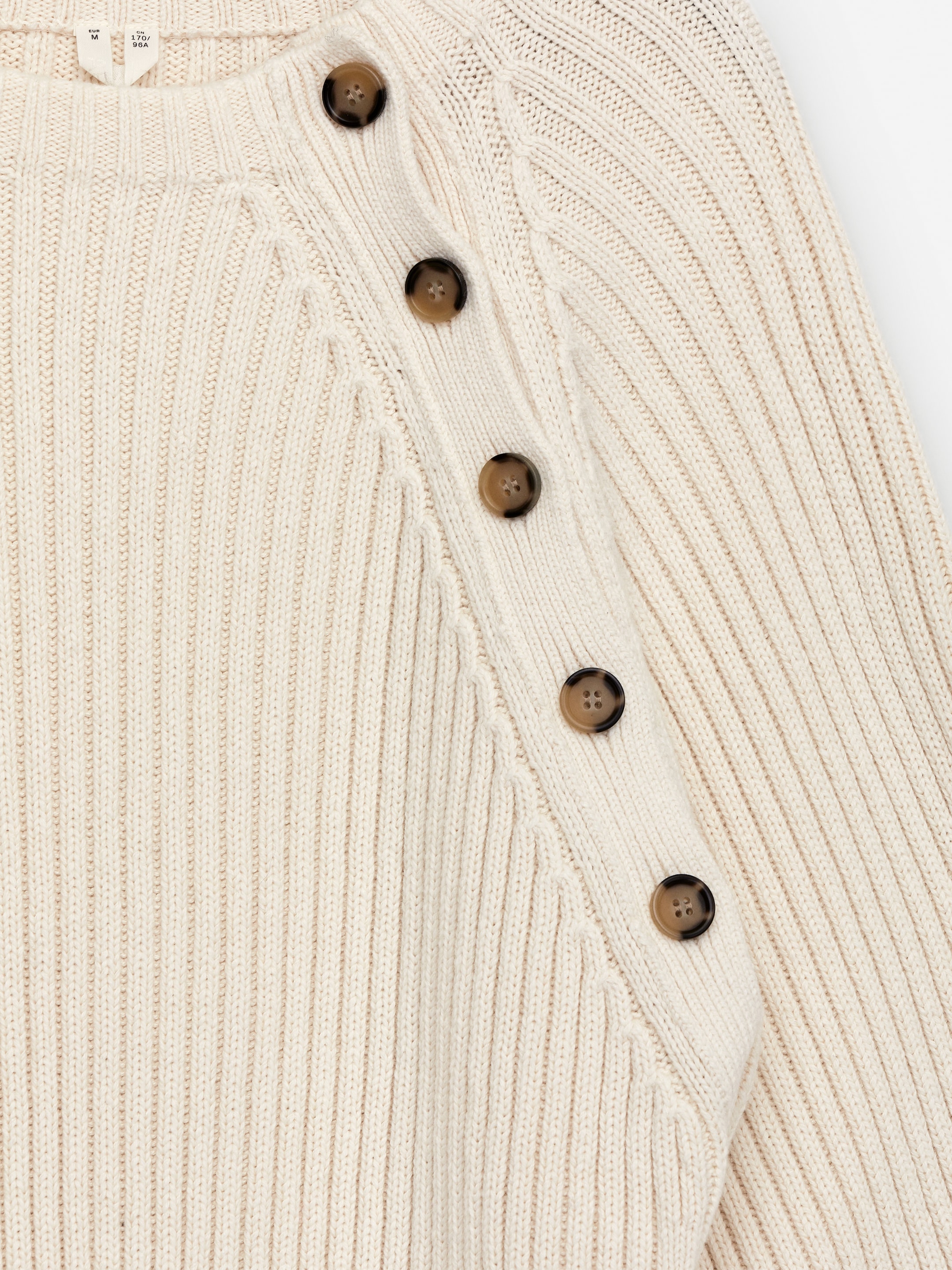 Cotton-Wool Jumper - Off White - Regular fit - Women - StillMedia/DescriptiveDetail - 2