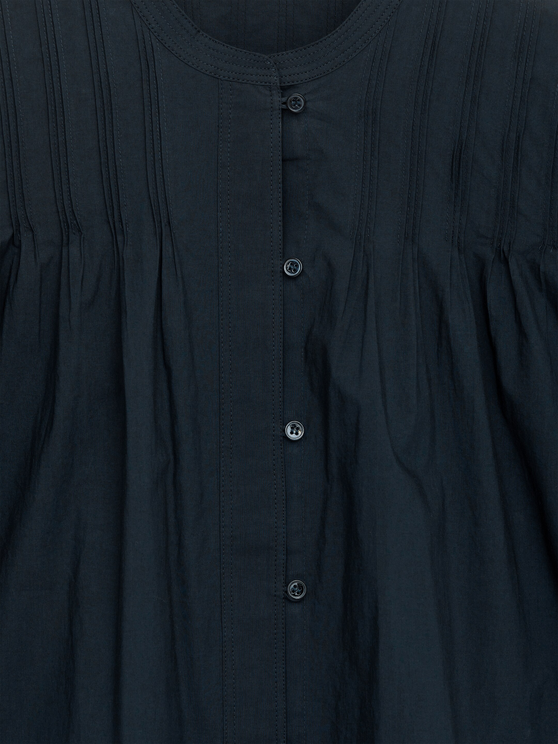 Zobrazit větší obrázek: Halenka s pintuck sklady - Tmavě modrá - ŽENY | H&M CZ 2