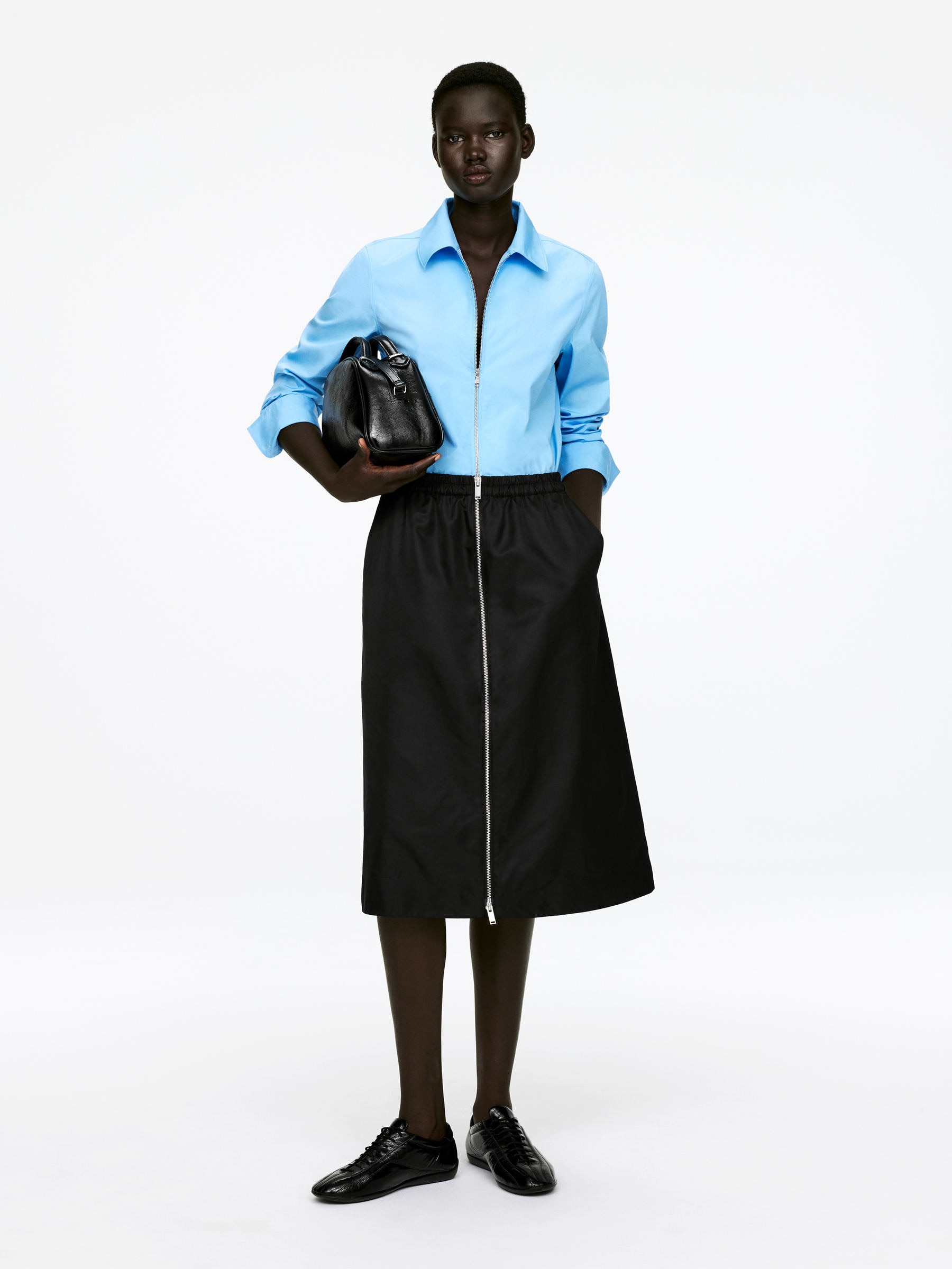 Nylon Skirt-#272627-16250