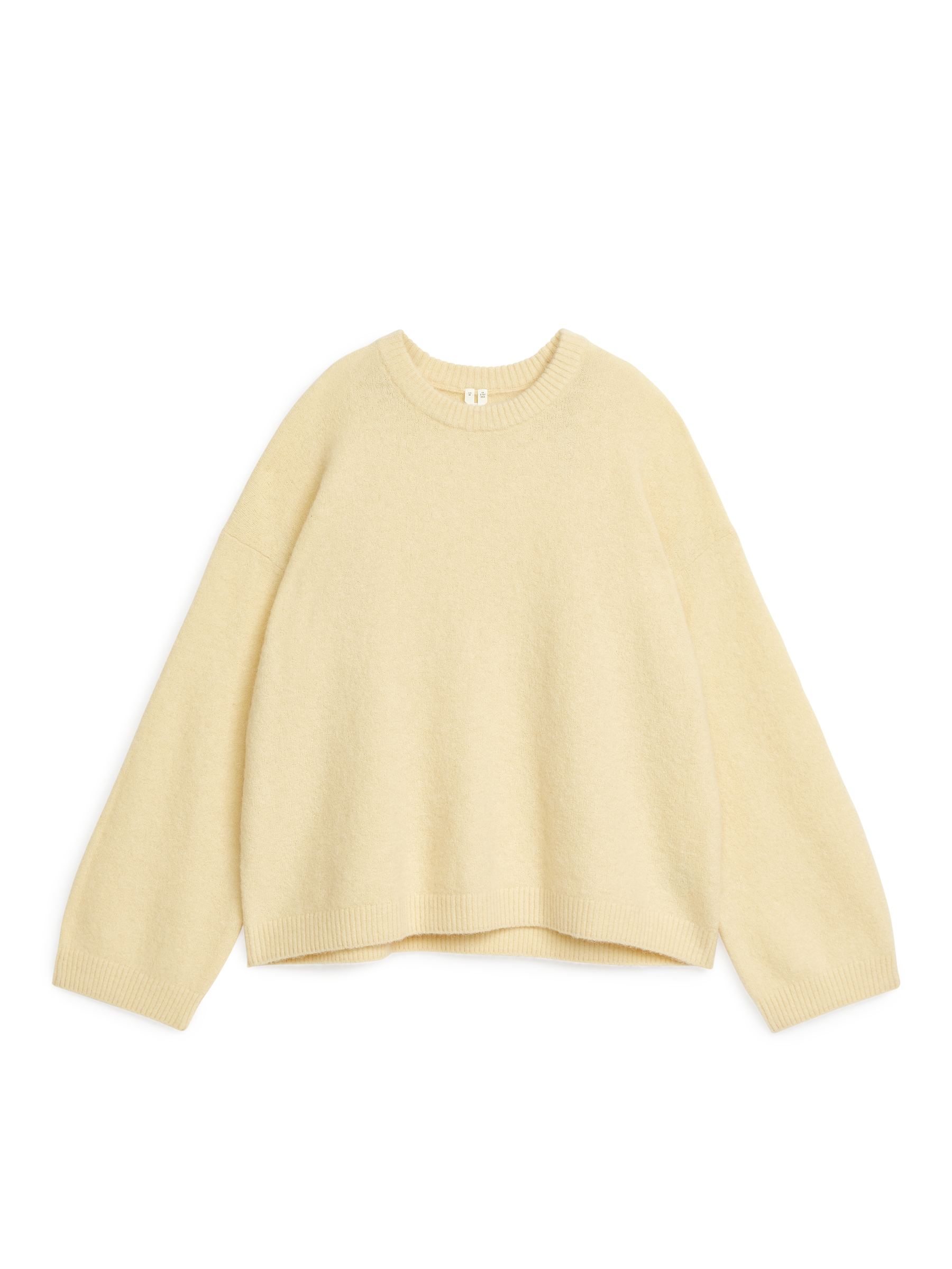 Pullover aus Alpakawolle und Wolle - Hellbeige - Loose Fit - Damen - StillMedia/DescriptiveStillLife - 1