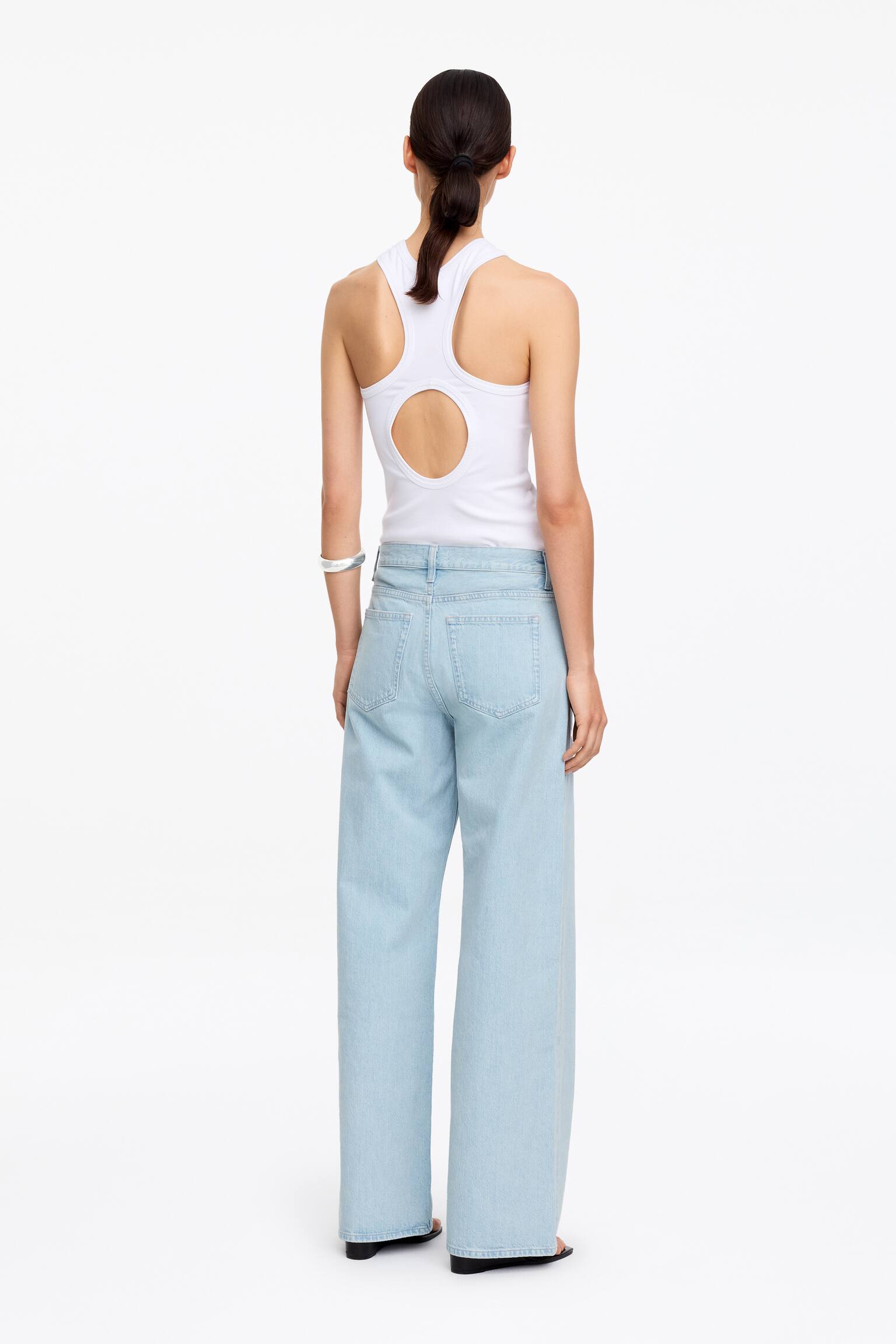 Jeansy flared LUPINE - Jasnoniebieski/Biały/Ciemnoniebieski - 5