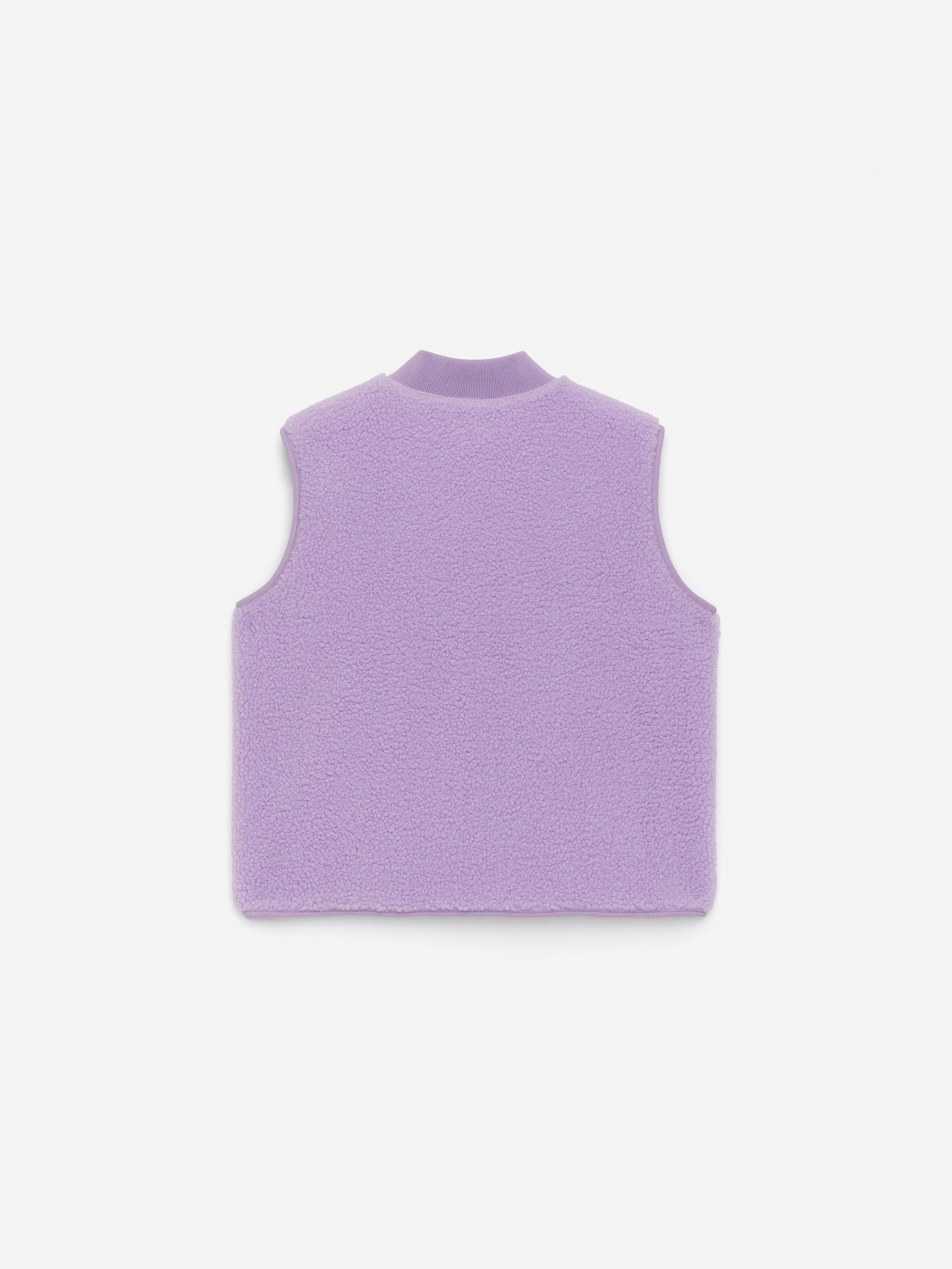 Gilet en peluche - Mauve - 3