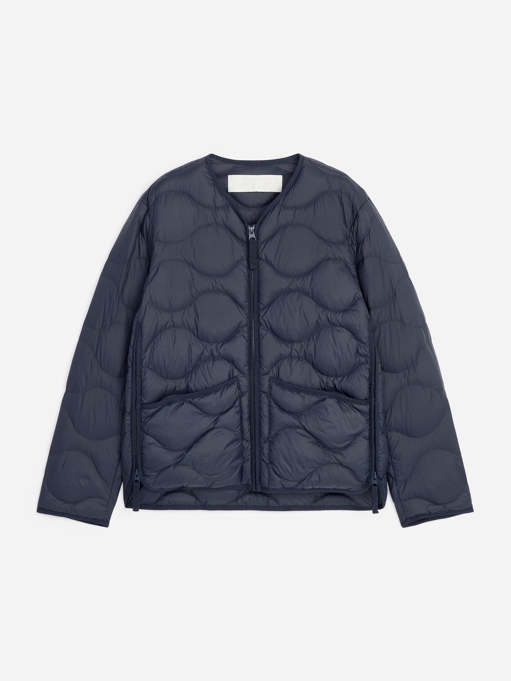 Re:Down Quilted Liner Jacket - Dark Blue - Regular fit - women - StillMedia/DescriptiveStillLife - 1
