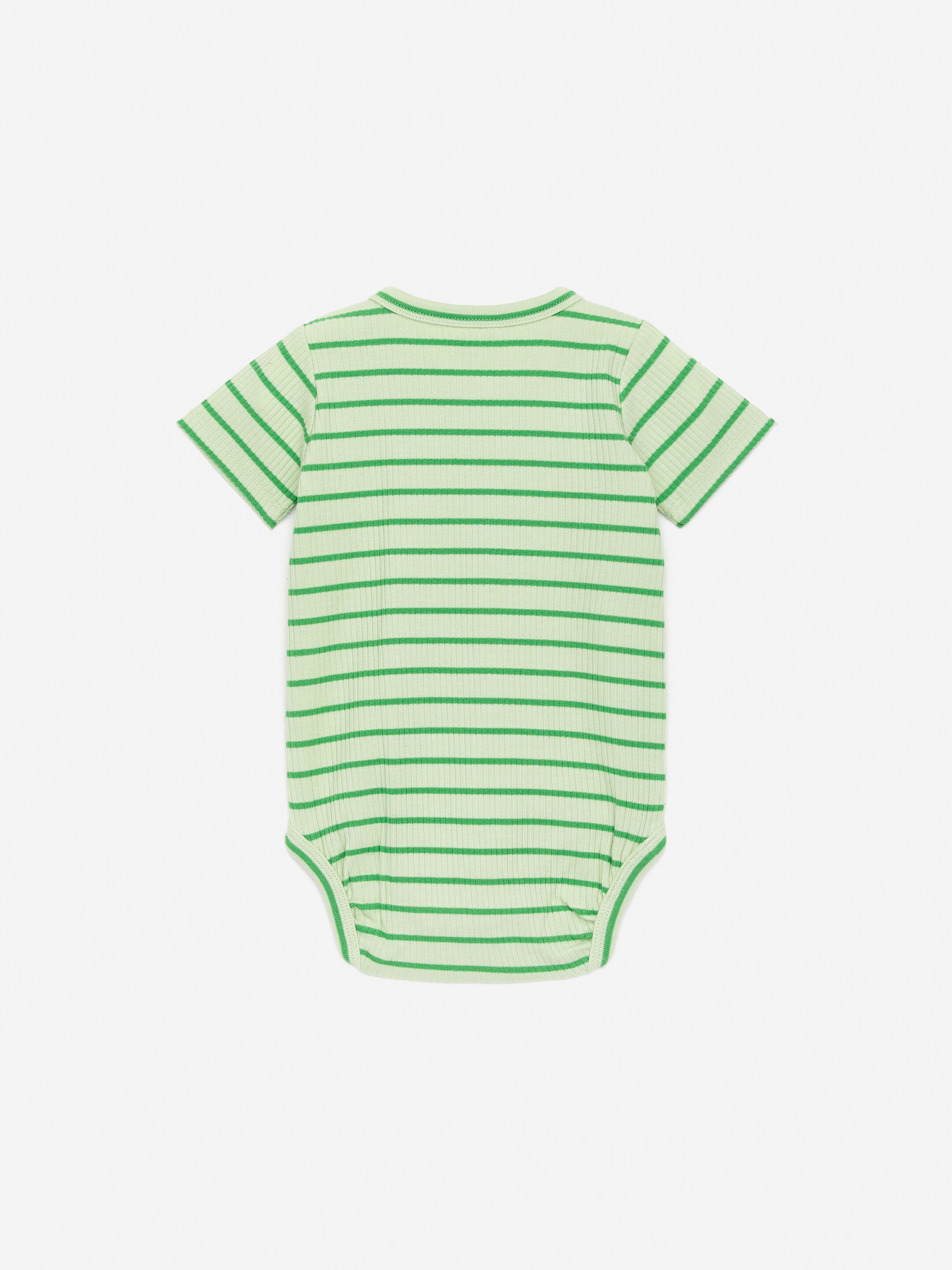 Größeres Bild ansehen: Baumwollbody mit kurzen Ärmel - Grün/Streifen - Kids | H&M DE 2