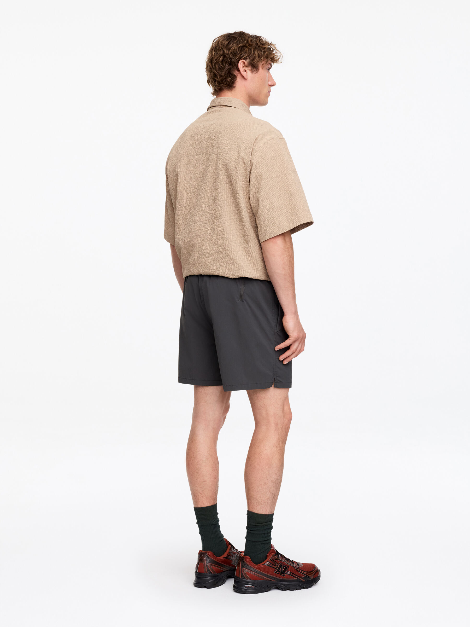 Lightweight Shorts - Grey - Regular fit - Men - StillMedia/Lookbook - 2