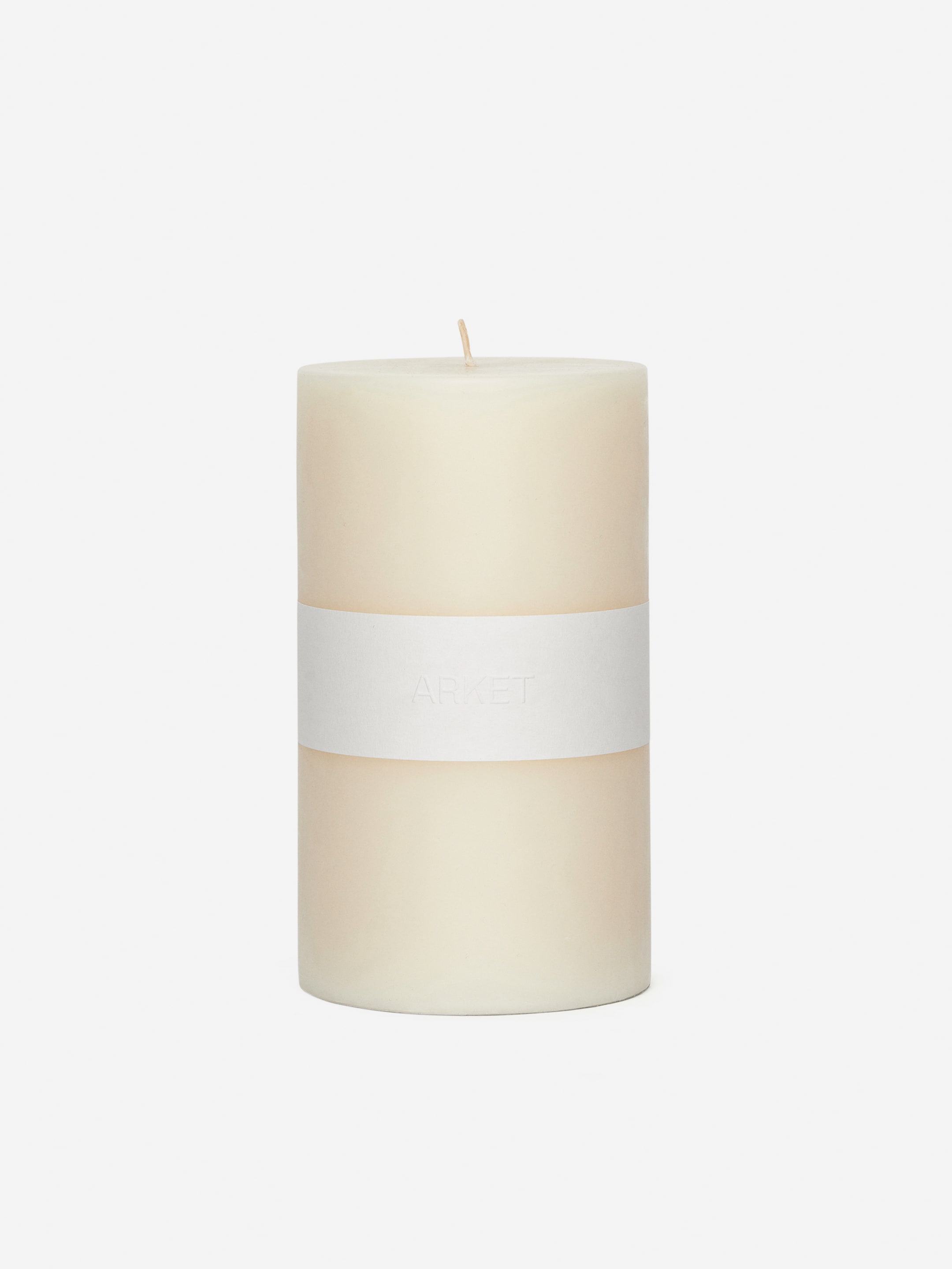 Se større billede: Bloklys 17,5 cm - Råhvid - Home All | H&M DK 1