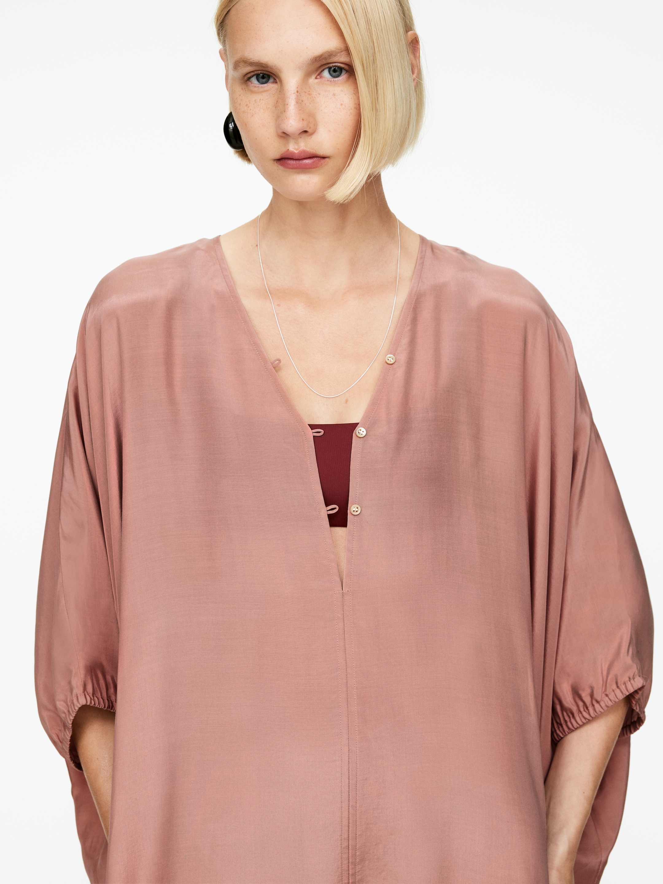 Visualizza immagine più grande: Copricostume in misto lyocell - Rosa polvere - DONNA | H&M IT 4
