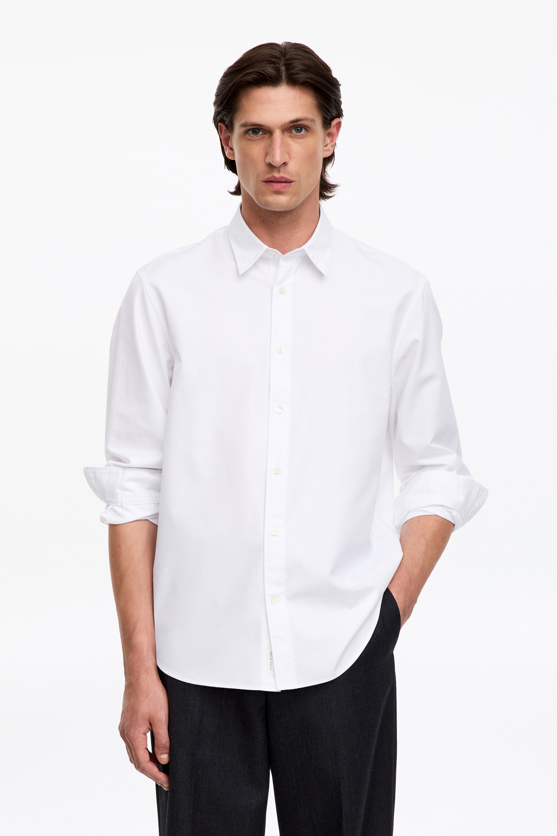 Agrandir l'image: Chemise en coton et lyocell - Blanc - HOMME | H&M CH 1