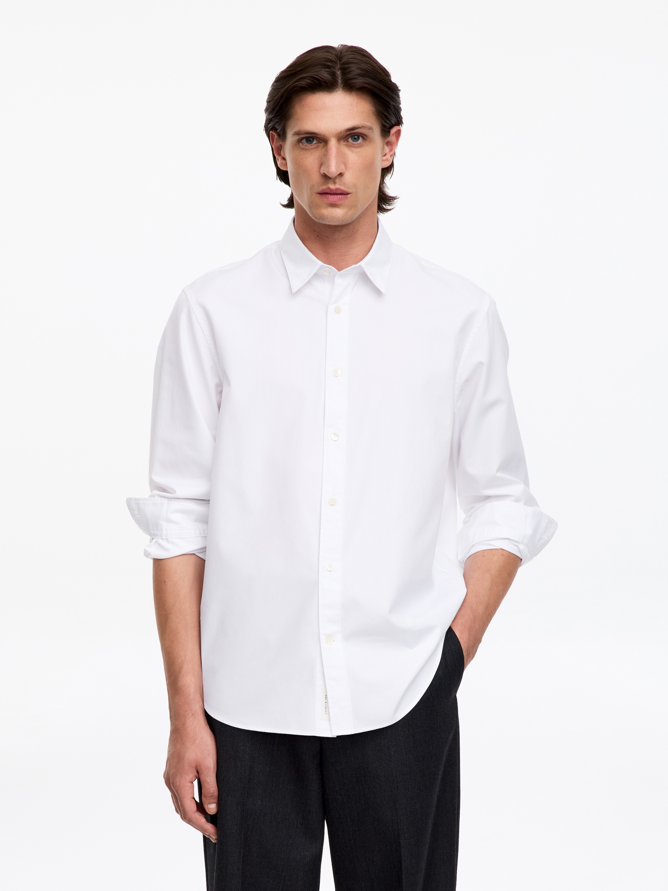 Cotton-Tencel Shirt-White-20369