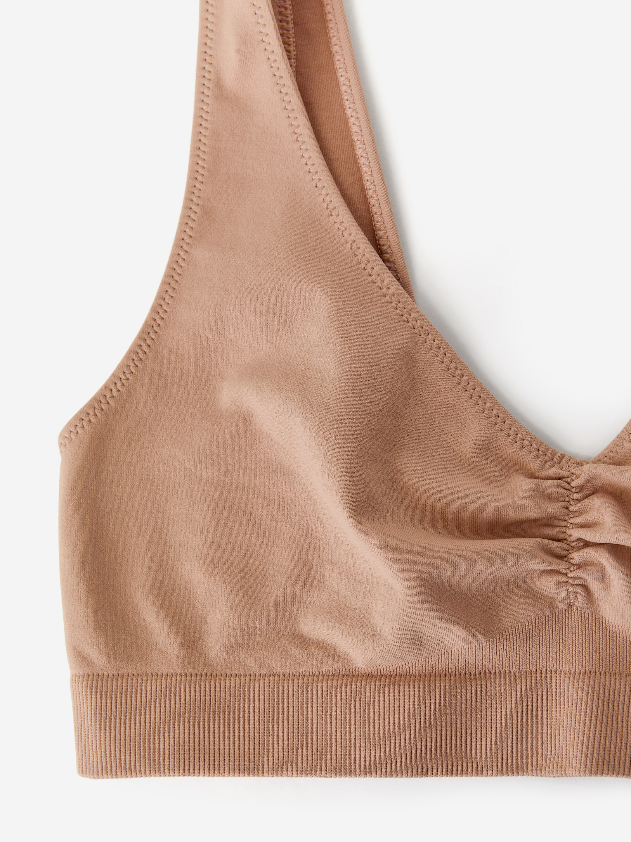 Nahtloses Top - Beige - Slim Fit - Damen - StillMedia/DescriptiveDetail - 1