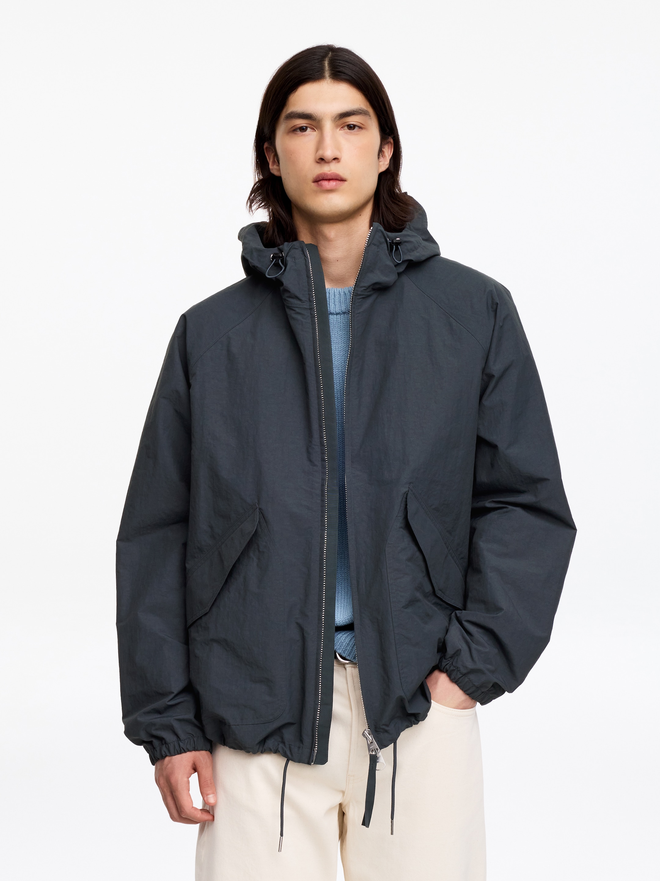 Coupe-vent ARKET ACTIVE - Bleu foncé - Relaxed fit - Homme - StillMedia/Lookbook - 4