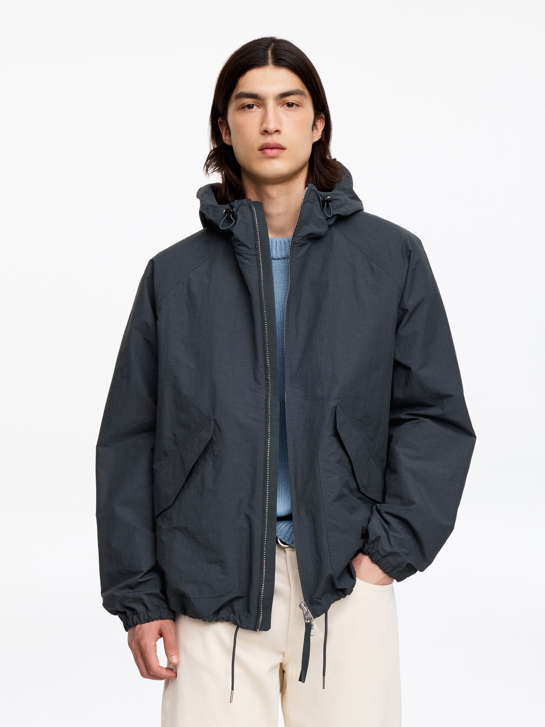 Coupe-vent ARKET ACTIVE - Bleu foncé - Relaxed fit - Homme - StillMedia/Lookbook - 4