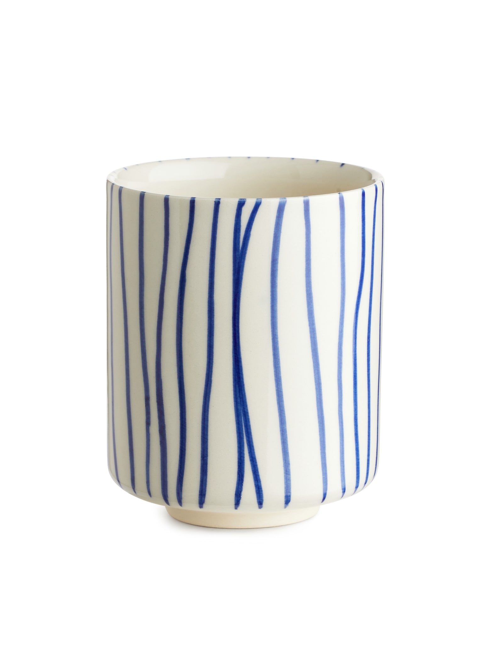 Stoneware Cups Set of 2 - White/Blue/White/Blue/White/Dark Blue/Blue Dots/White/Blue/Pink/Off White - 2