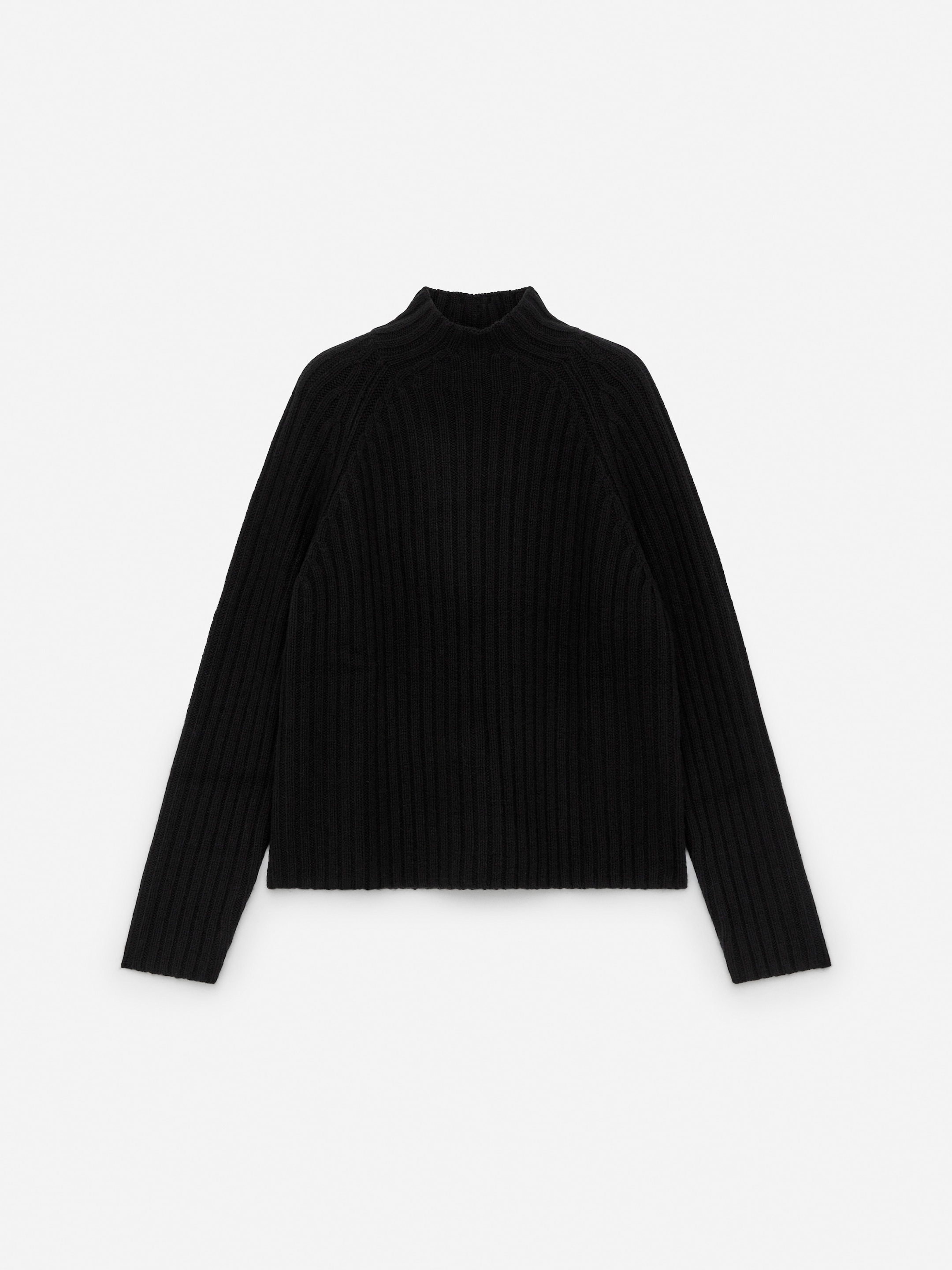 Rippstrickpullover - Schwarz - Slim Fit - Women - StillMedia/DescriptiveStillLife - 1