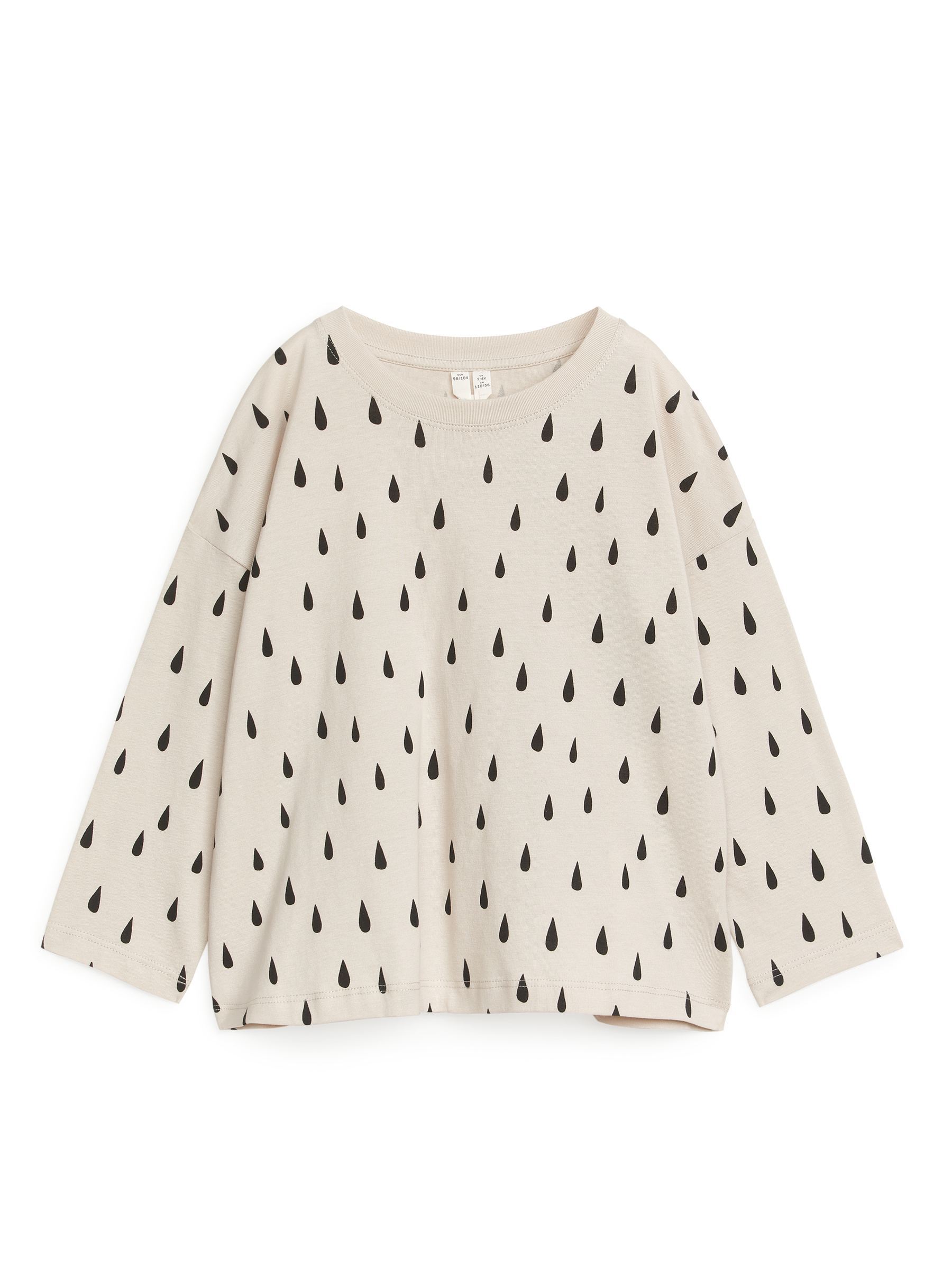 Top de punto de manga larga - Beige/Black - Corte relajado - Children - StillMedia/DescriptiveStillLife - 1
