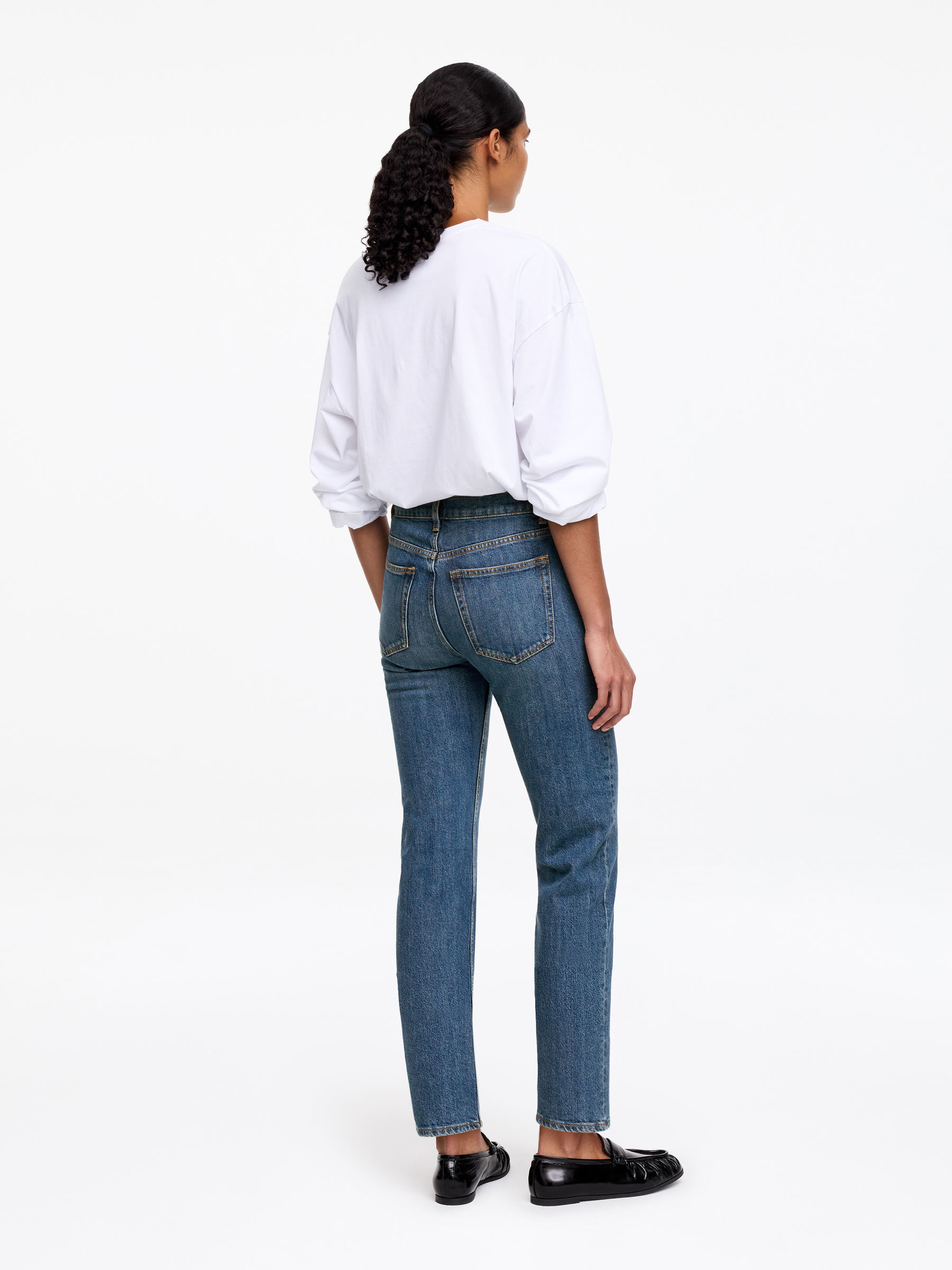 Jean slim raccourci JADE - Bleu - Slim fit - Femme - StillMedia/Lookbook - 3
