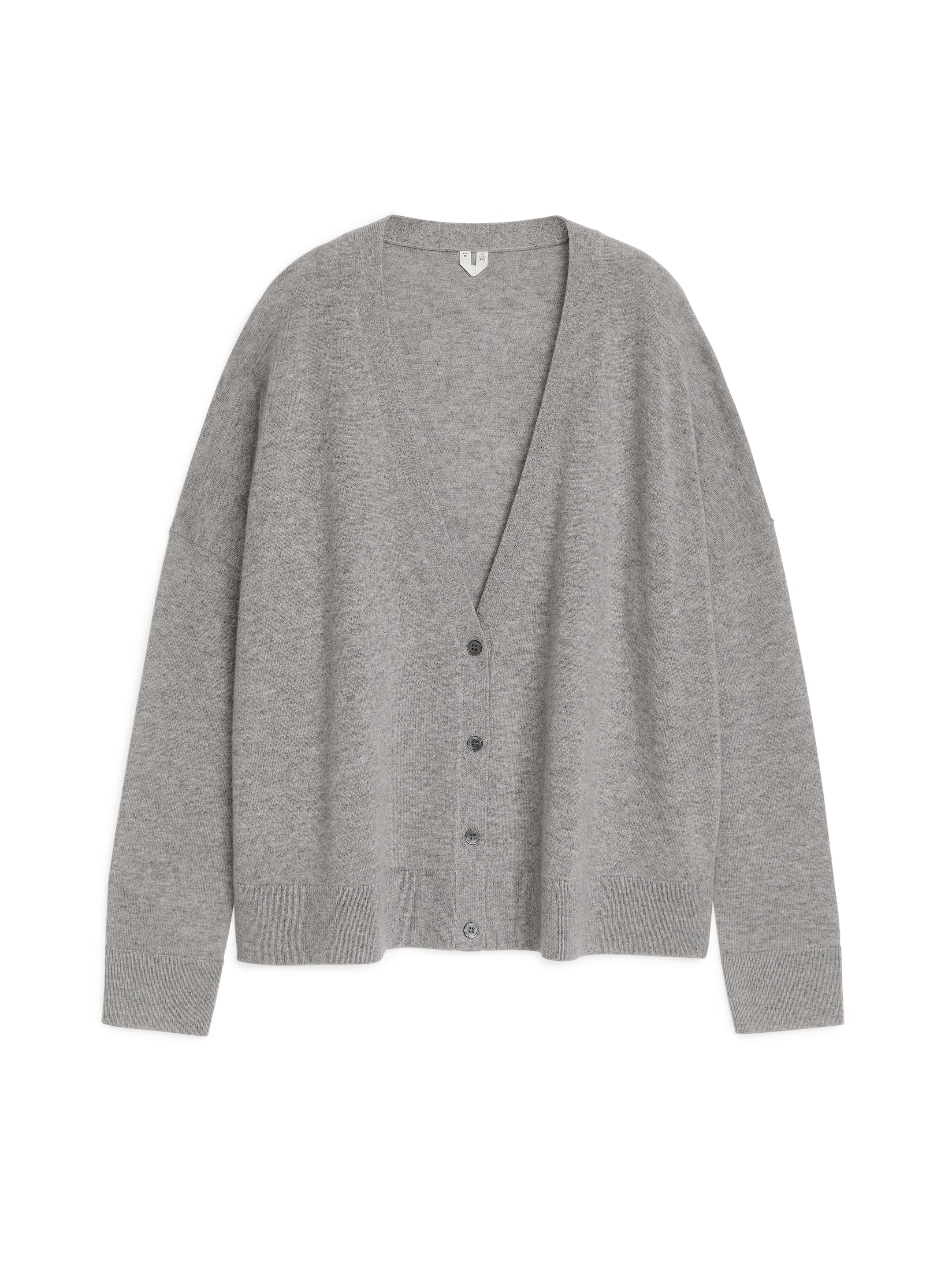 Kofta i kashmir - Grå - Loose fit - Women - StillMedia/DescriptiveStillLife - 1